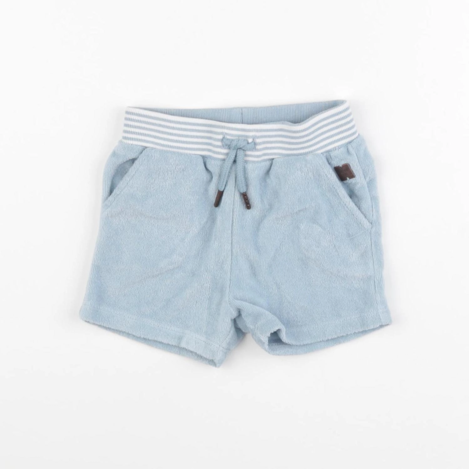 Carrément Beau - short bleu - 6 mois