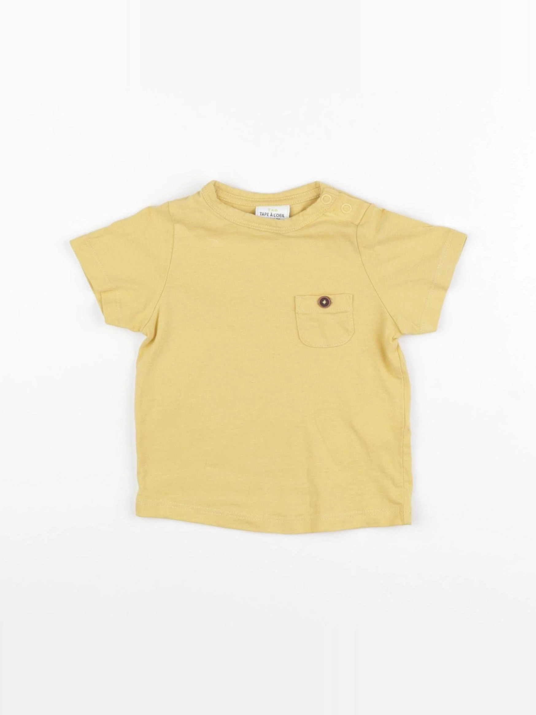 Tape à l'oeil - tee-shirt jaune - 6 mois
