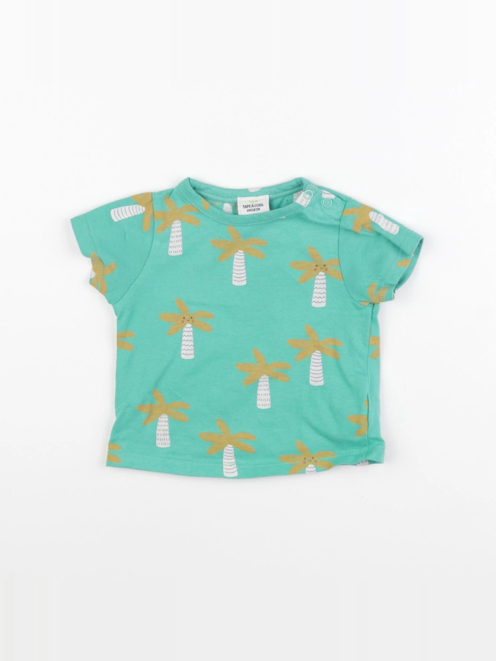 Tape à l'oeil - tee-shirt vert - 6 mois