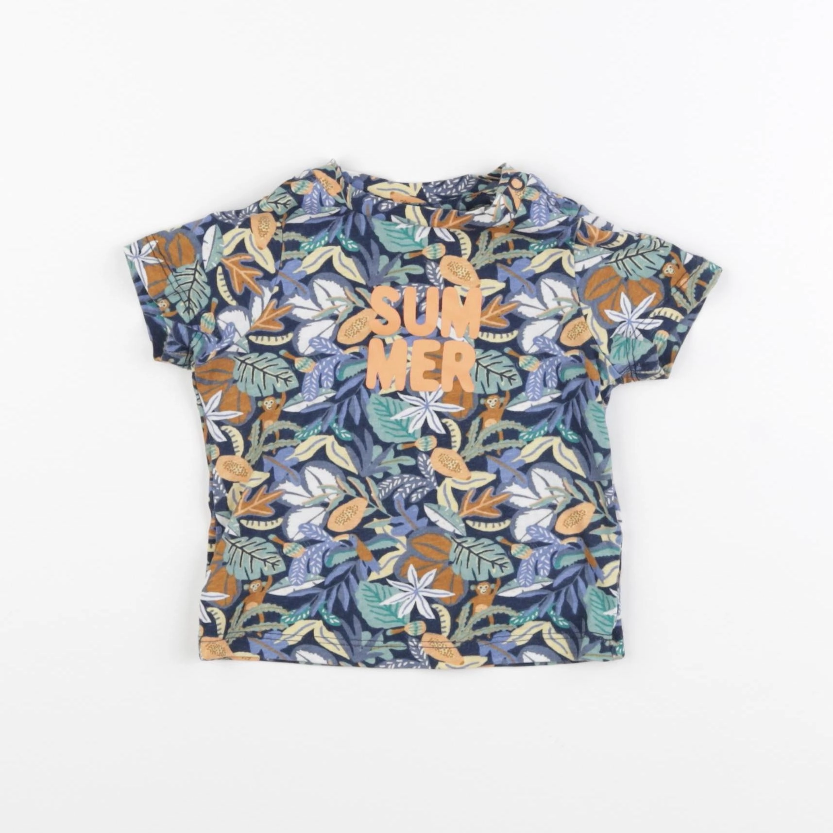 Tape à l'oeil - tee-shirt bleu - 6 mois