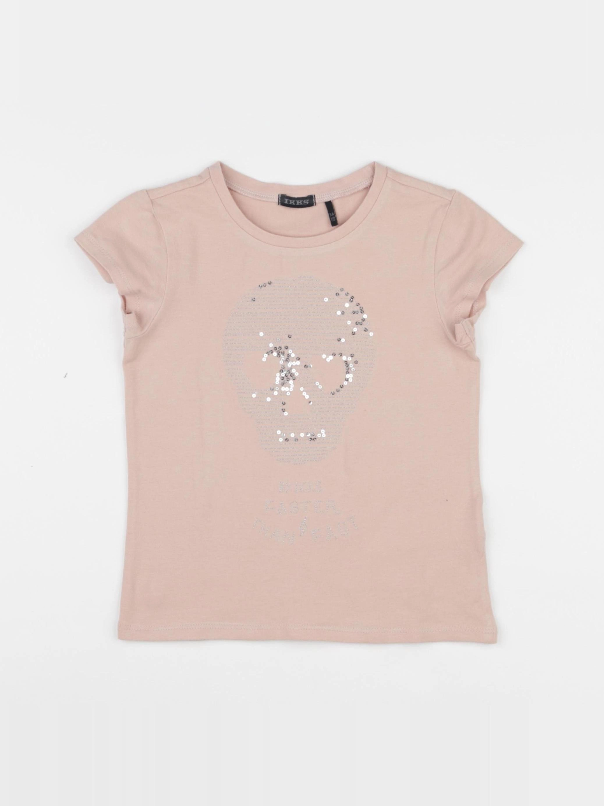 IKKS - tee-shirt rose - 5 ans