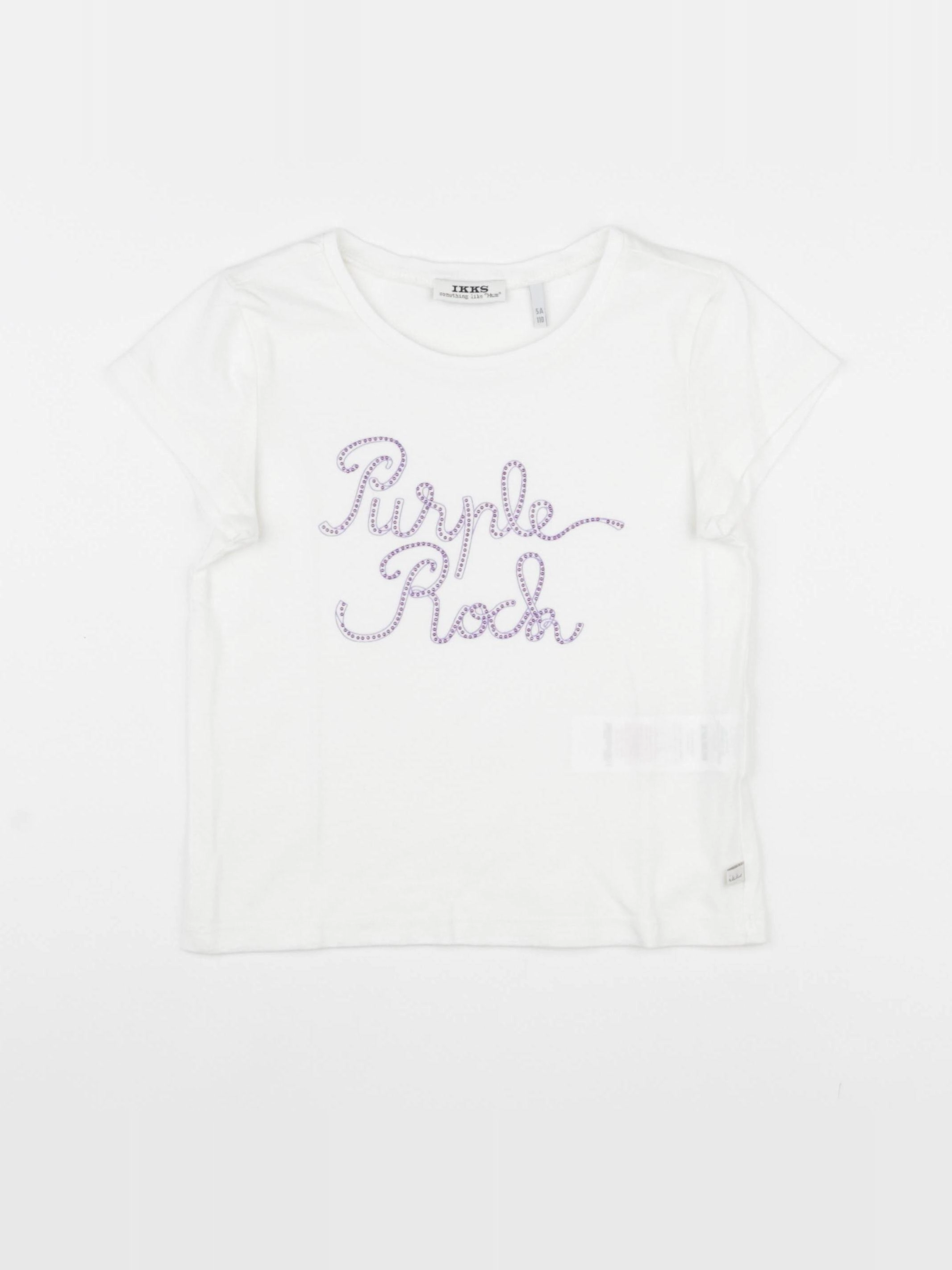 IKKS - tee-shirt blanc - 5 ans