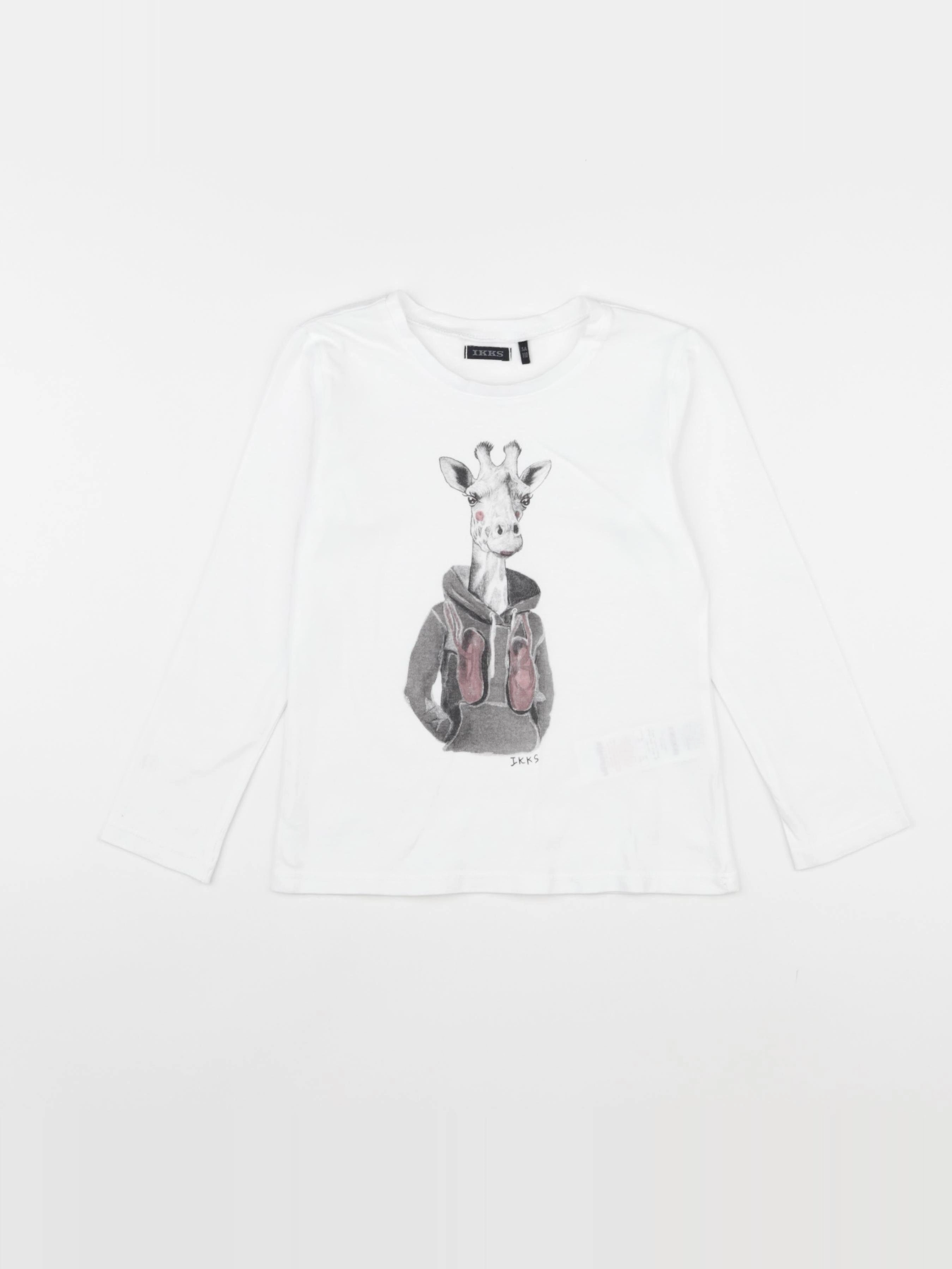 IKKS - tee-shirt blanc - 5 ans
