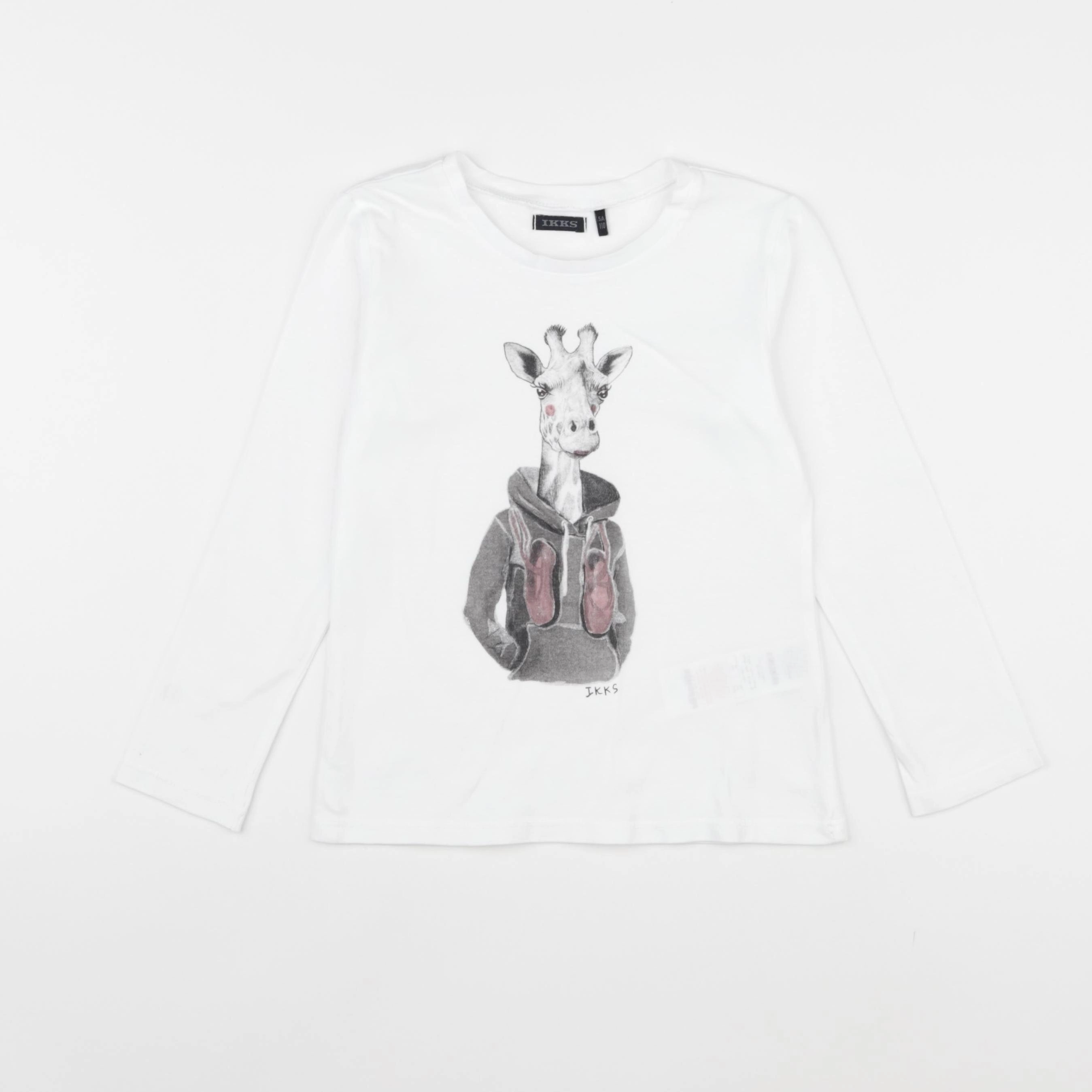 IKKS - tee-shirt blanc - 5 ans
