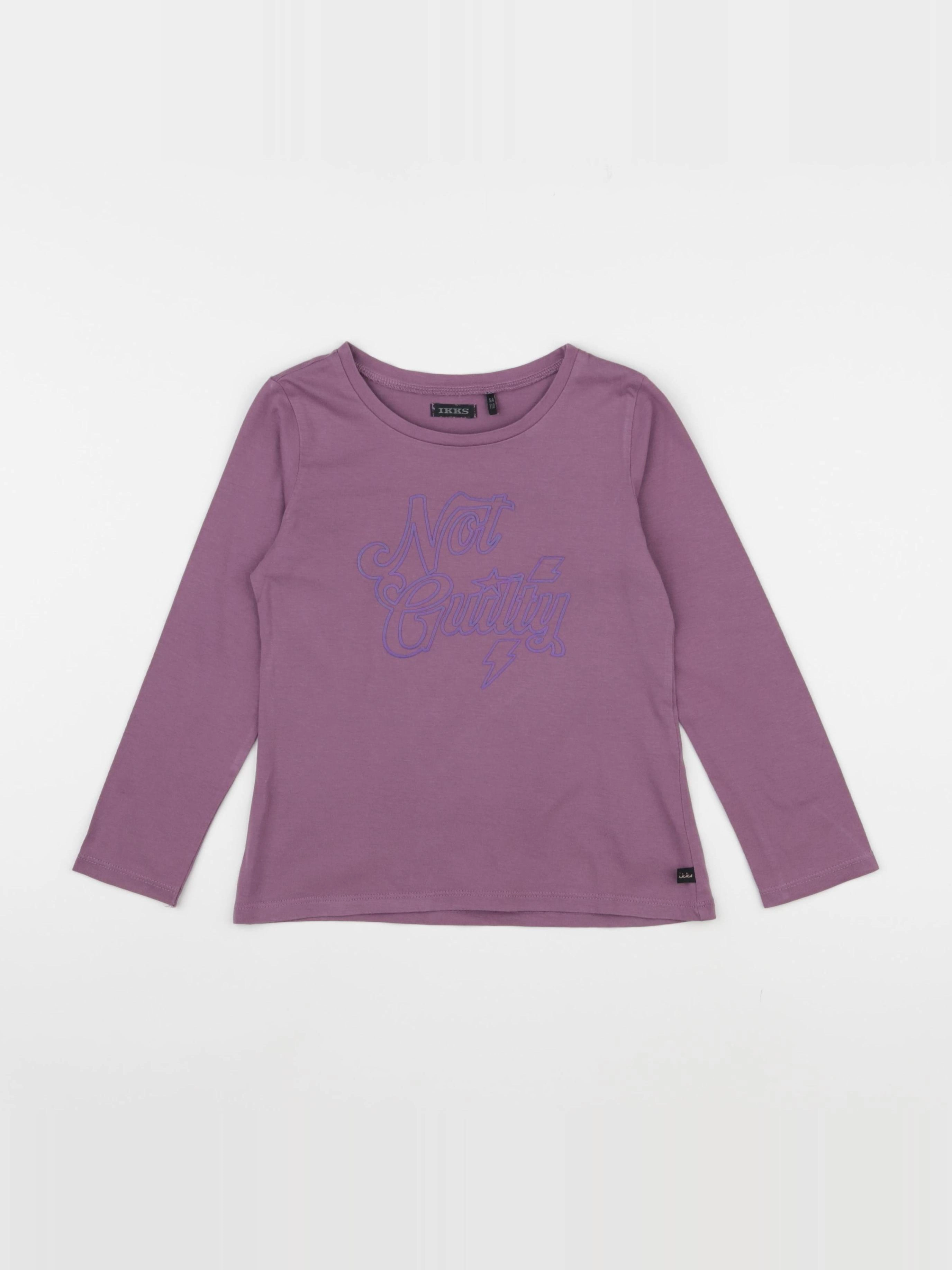 IKKS - tee-shirt violet - 5 ans
