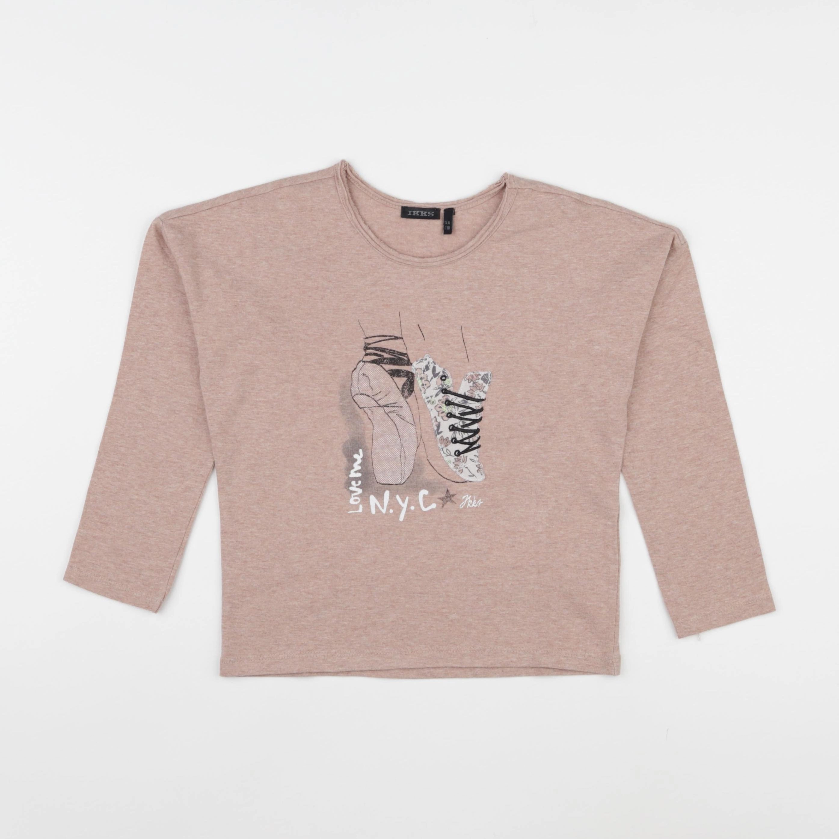 IKKS - tee-shirt rose - 5 ans