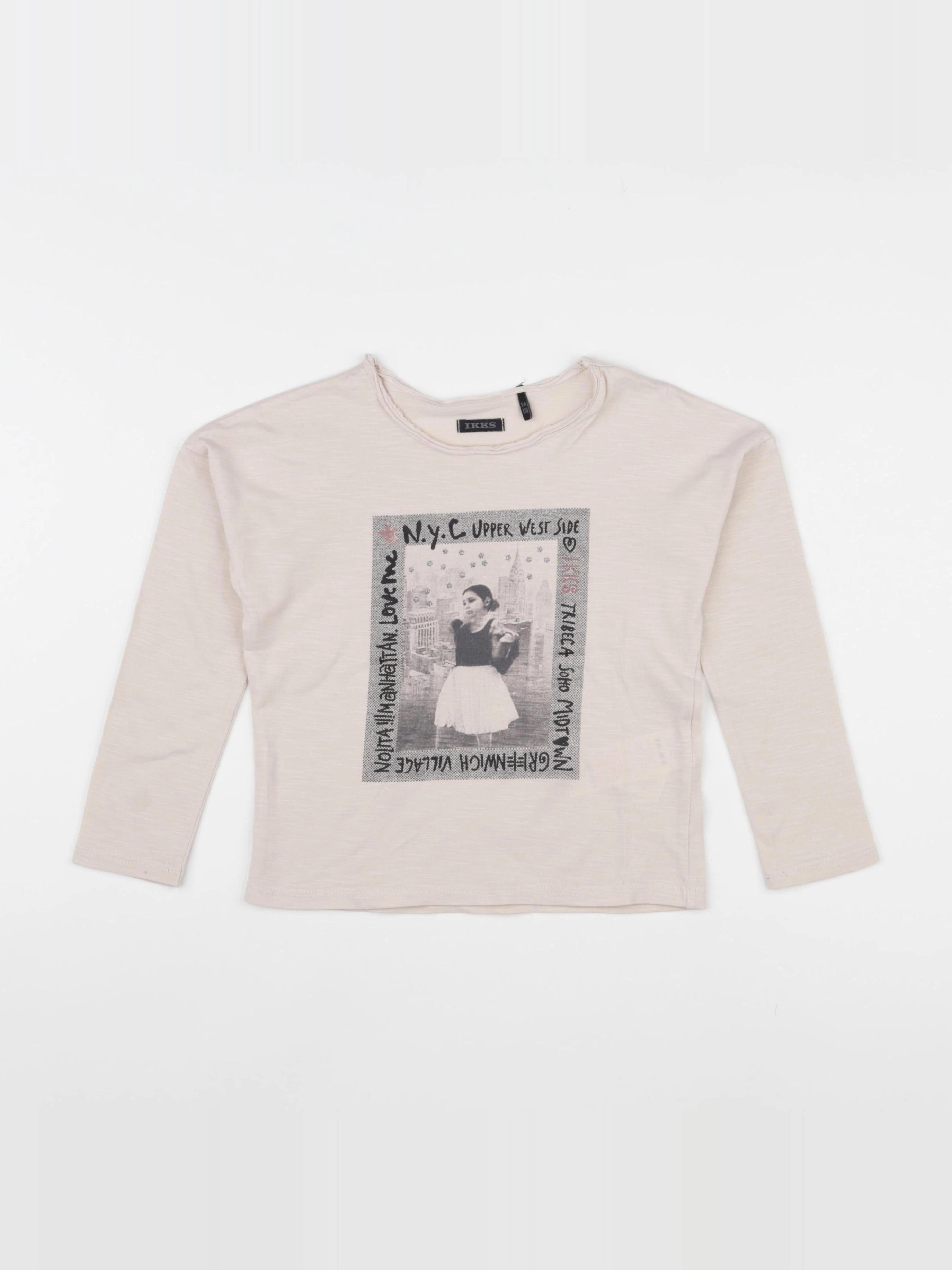 IKKS - tee-shirt rose - 5 ans