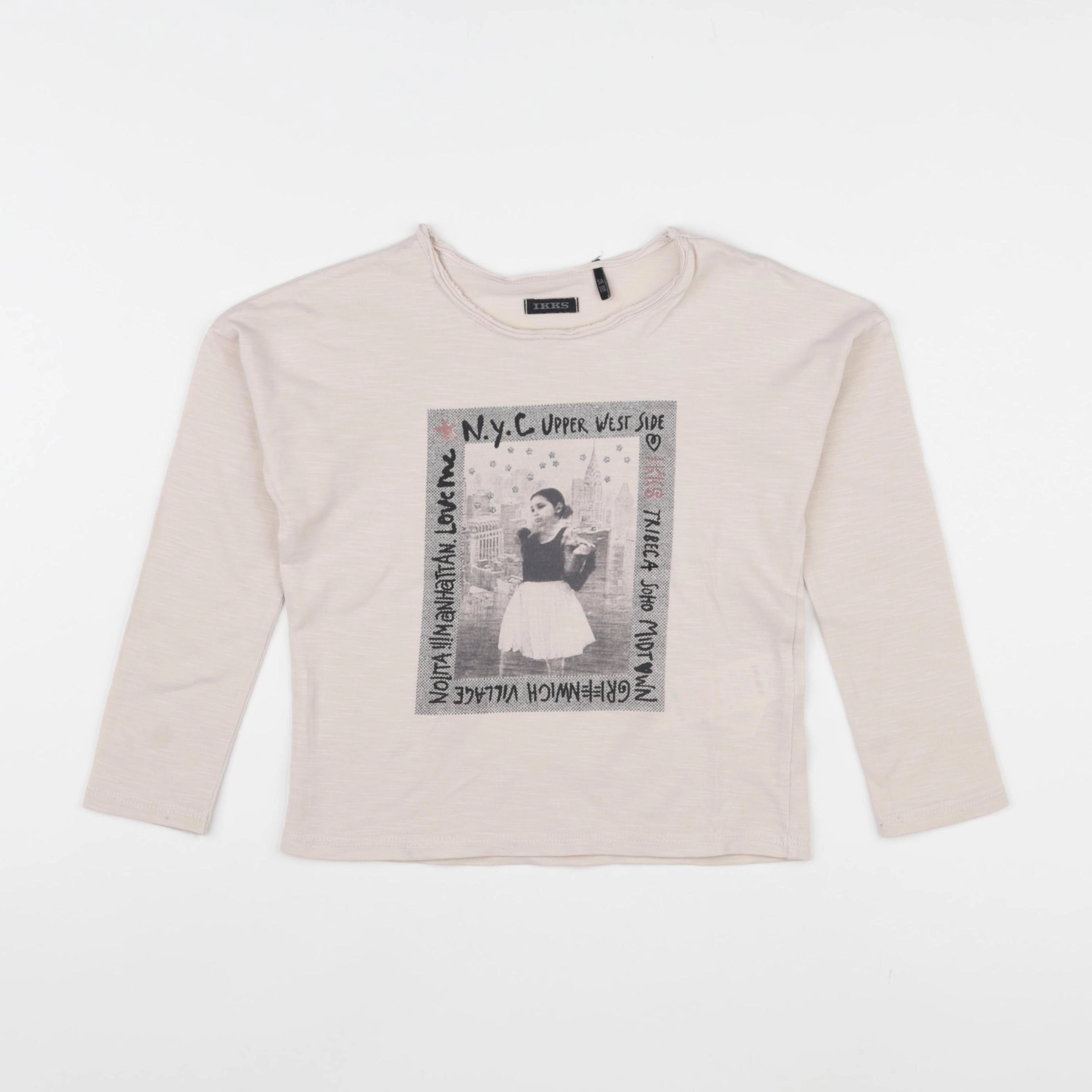 IKKS - tee-shirt rose - 5 ans