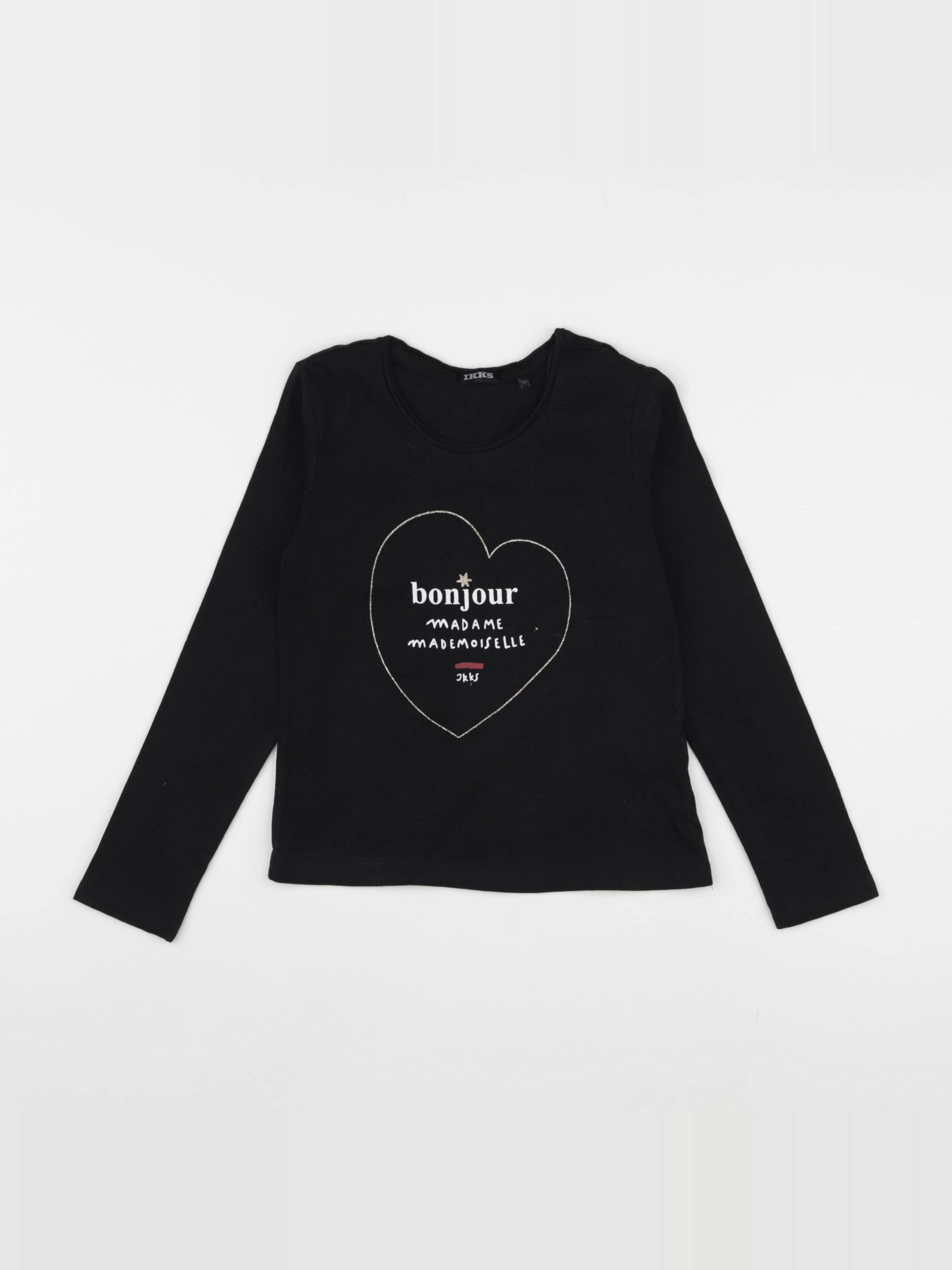 IKKS - tee-shirt noir - 6 ans