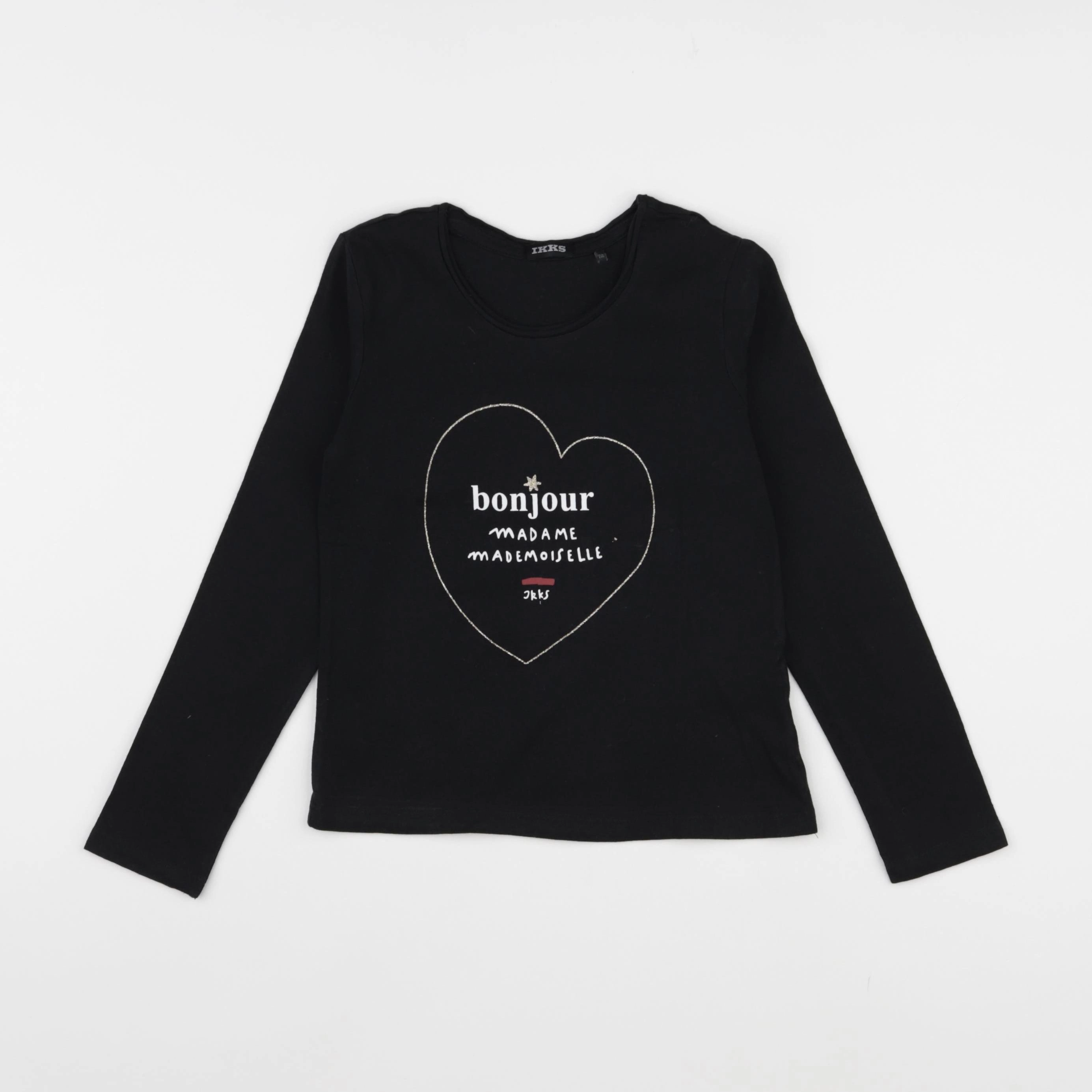 IKKS - tee-shirt noir - 6 ans