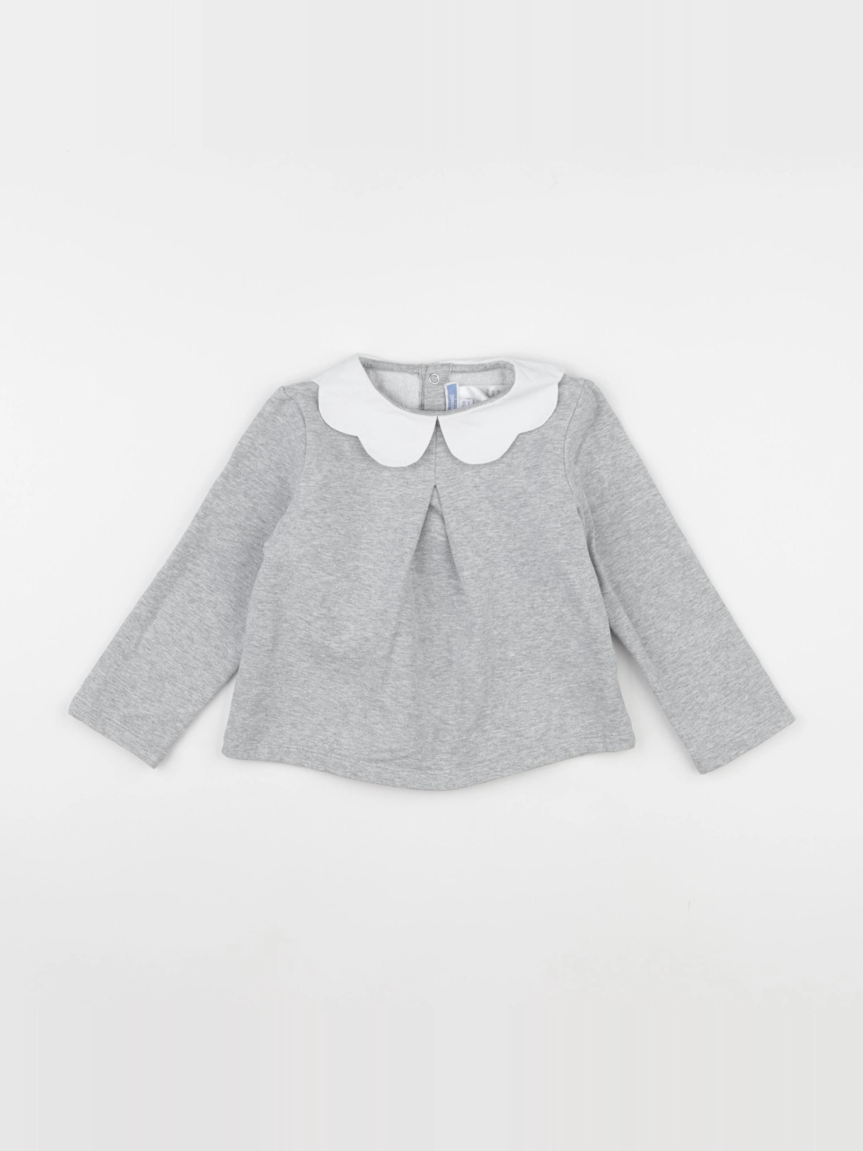Jacadi - sweat gris, blanc - 36 mois