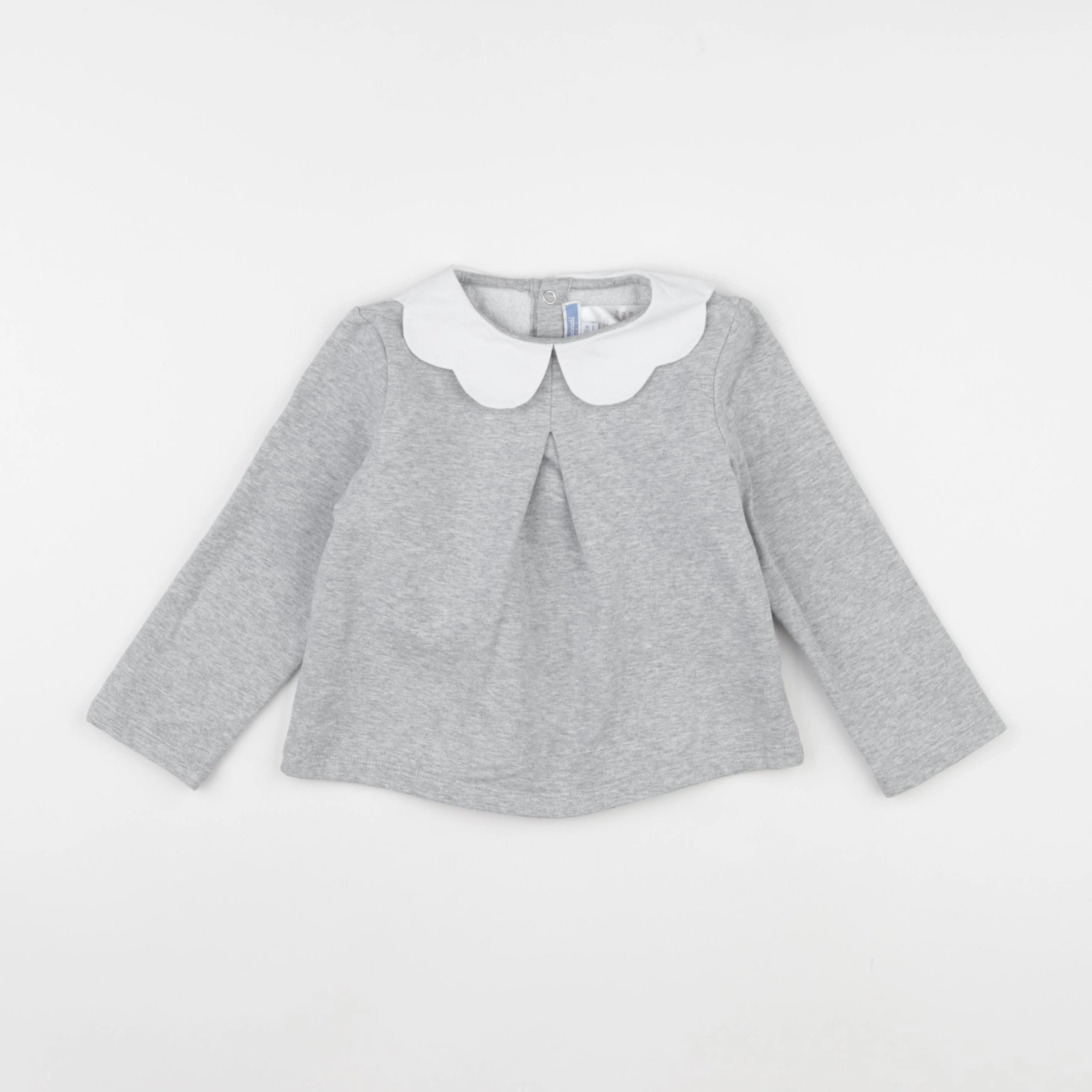 Jacadi - sweat gris, blanc - 36 mois