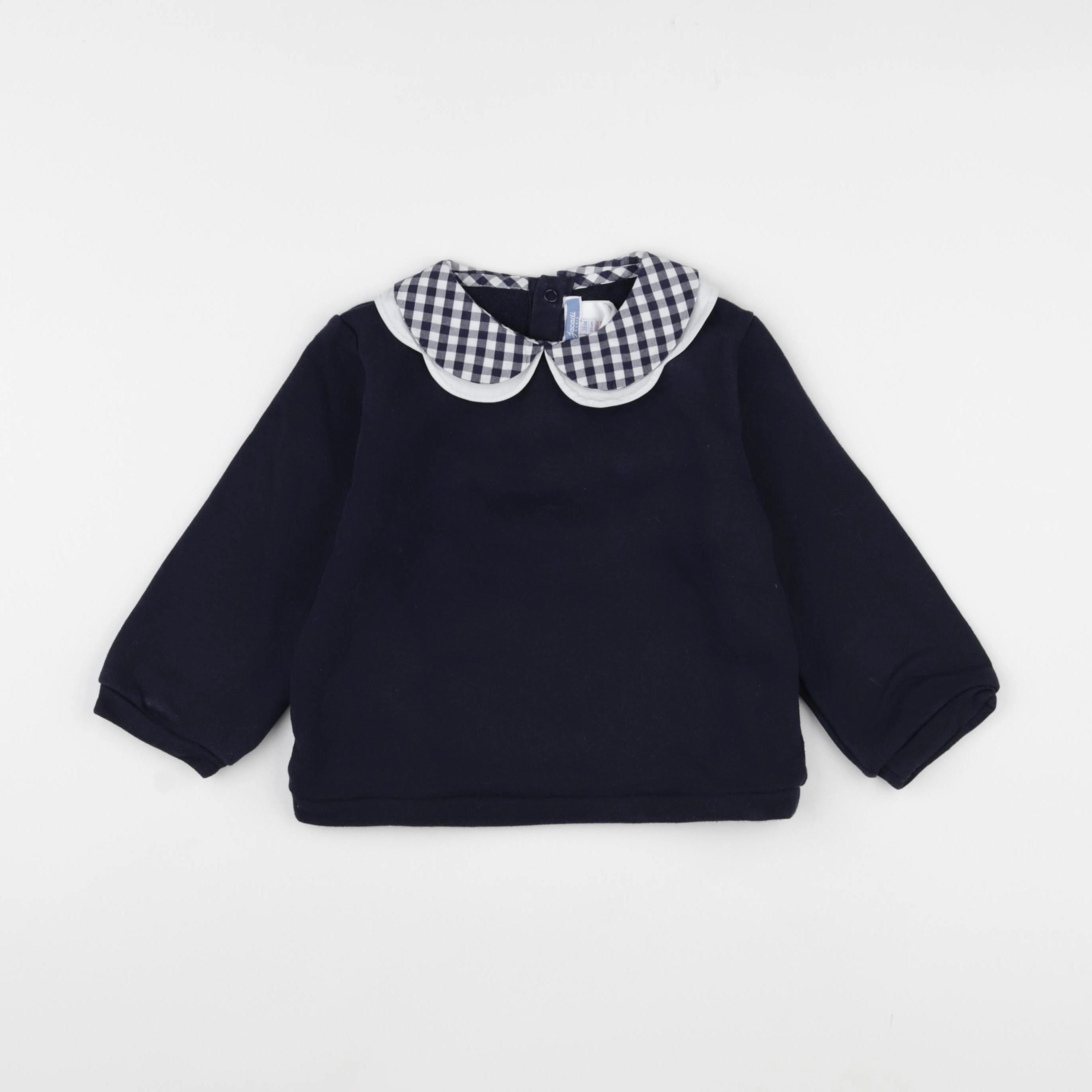 Jacadi - sweat bleu, blanc - 36 mois