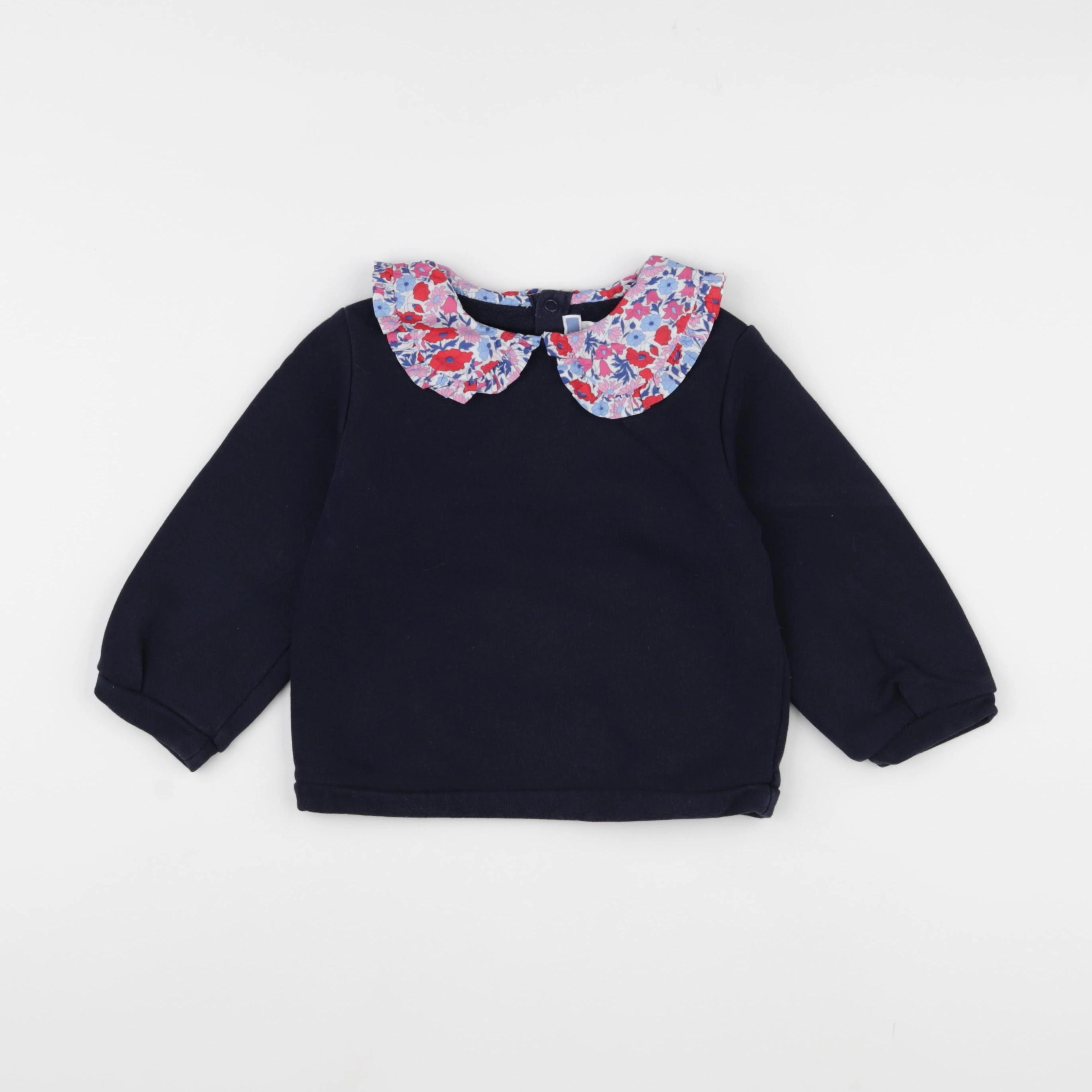 Jacadi - sweat bleu - 36 mois