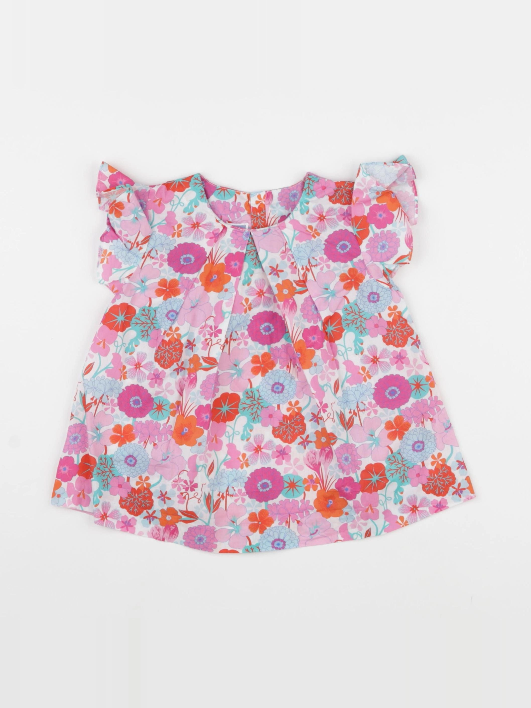 Jacadi - blouse liberty multicolore - 36 mois