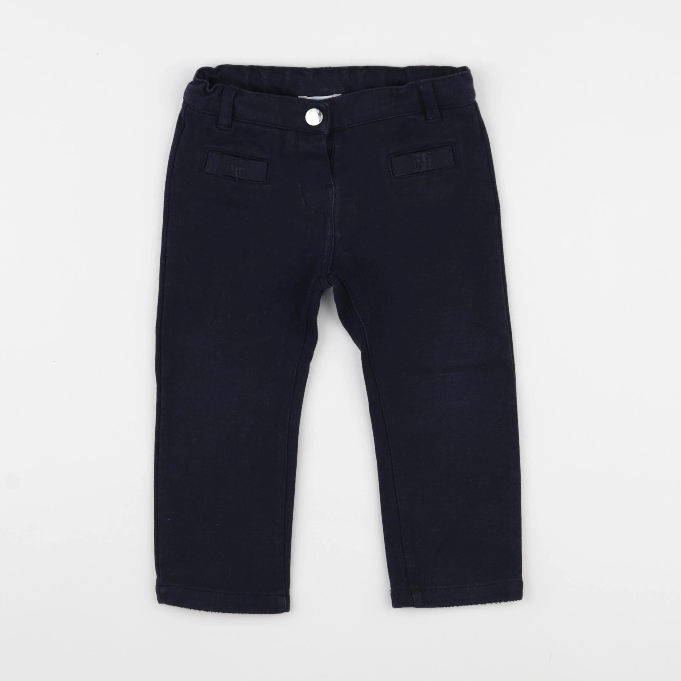 Jacadi - pantalon bleu - 24 mois