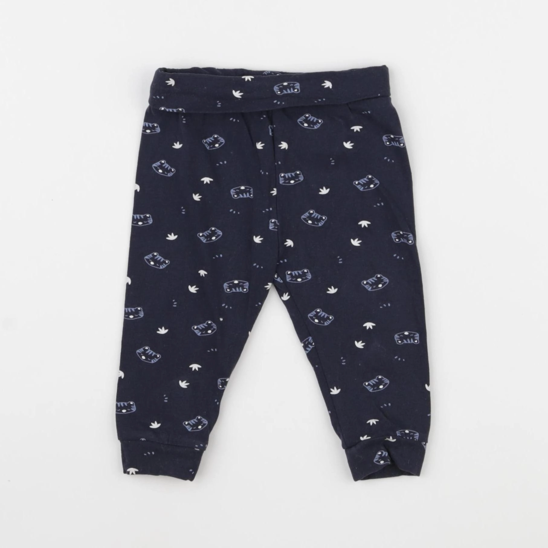 Vertbaudet - jogging bleu, blanc - 6 mois