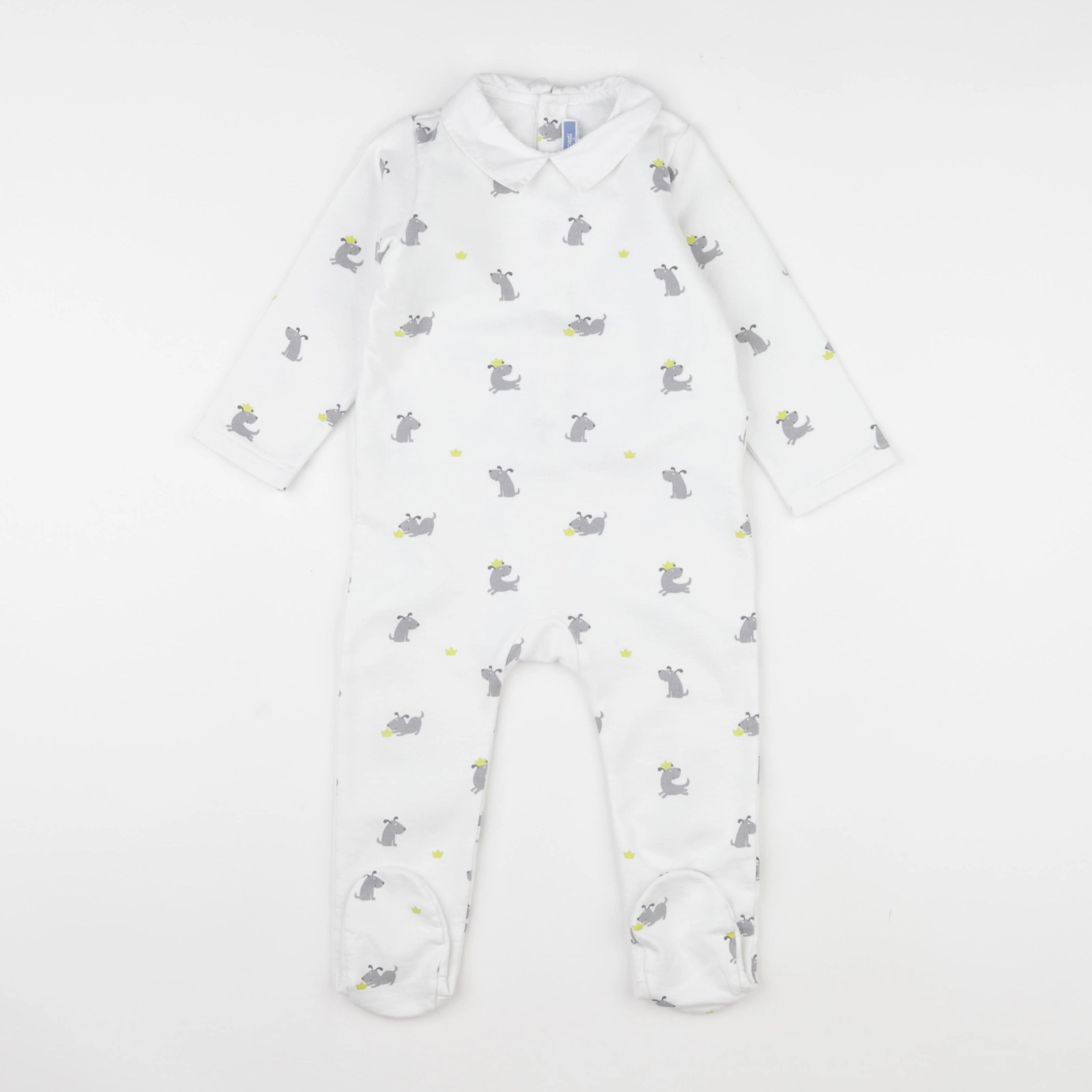 Jacadi - pyjama coton blanc - 24 mois
