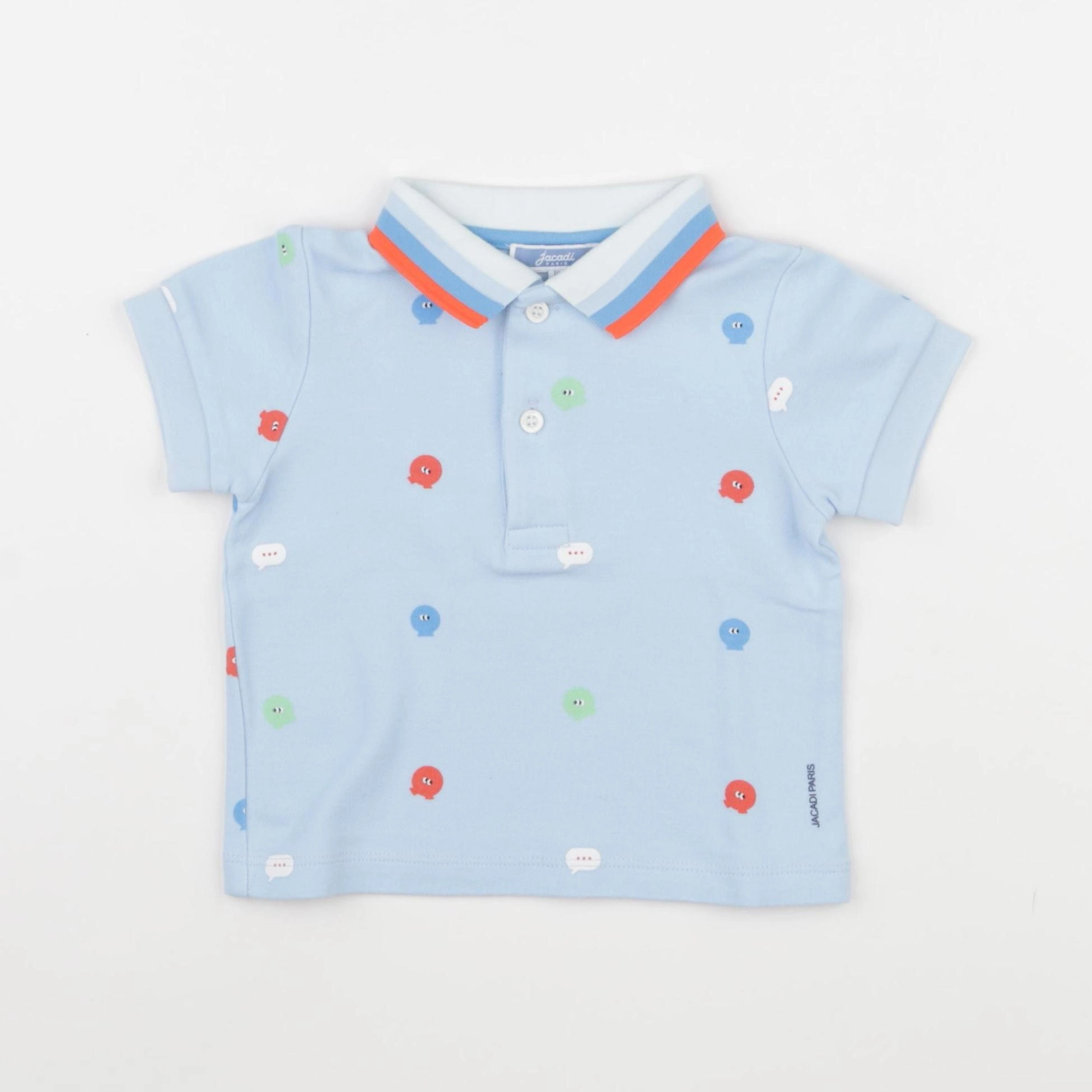 Jacadi - polo bleu - 18 mois