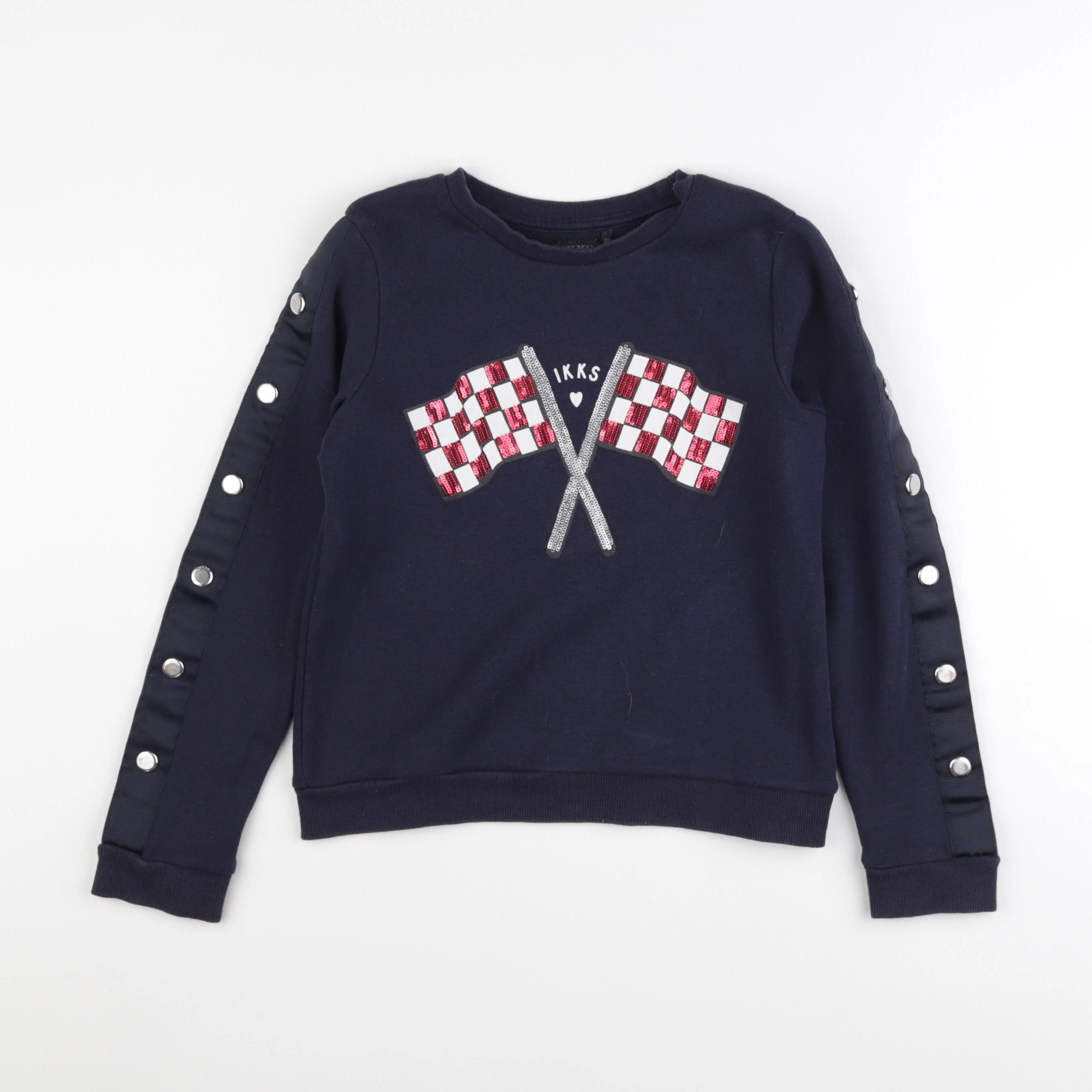 IKKS - sweat bleu - 10 ans