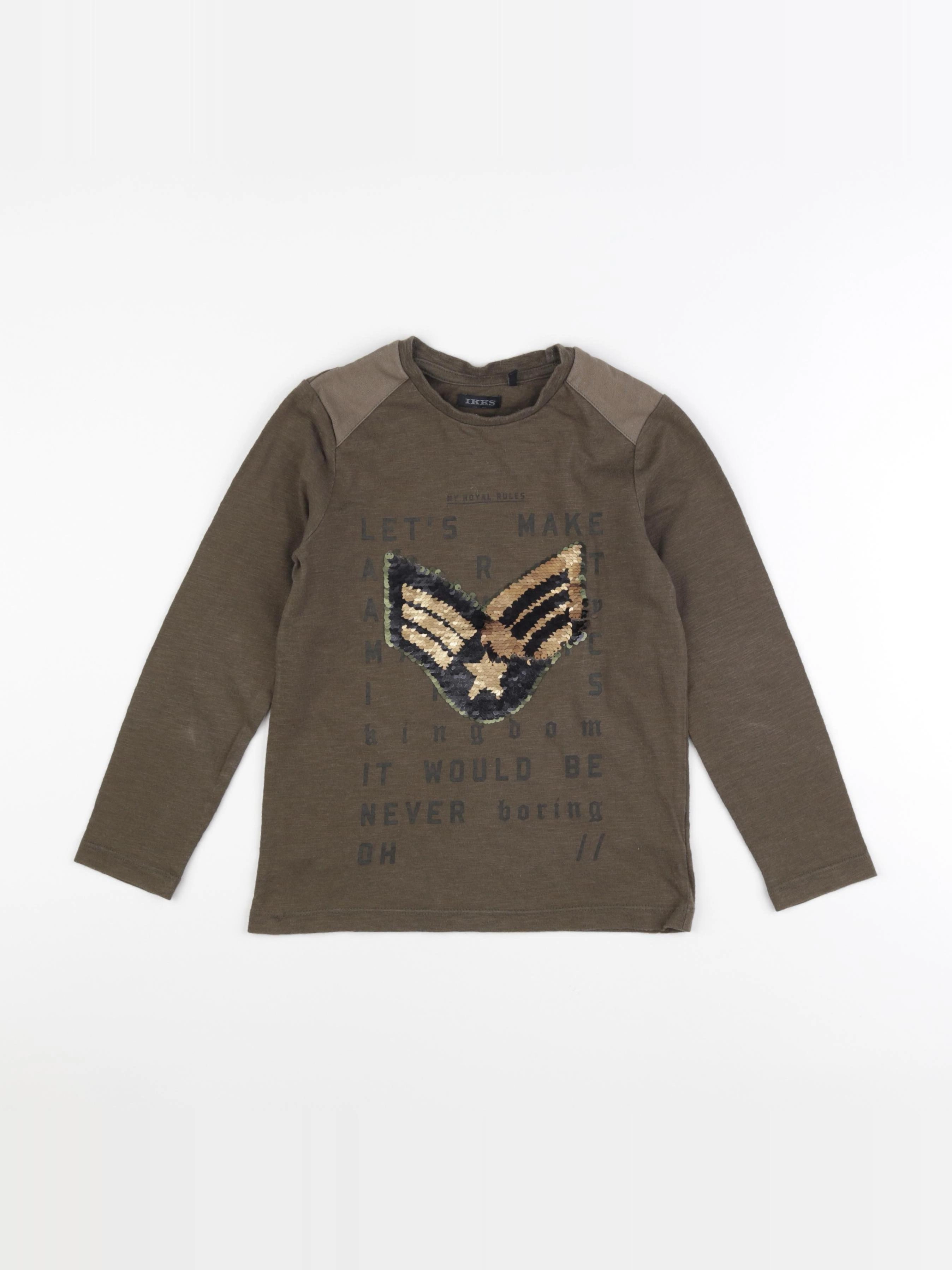 IKKS - tee-shirt vert - 6 ans