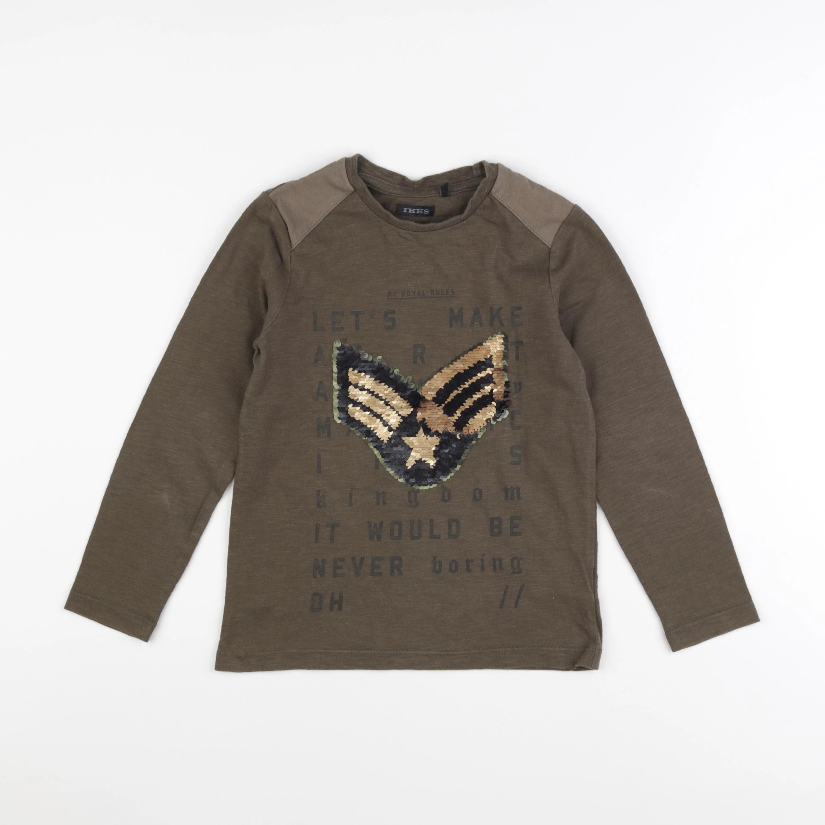 IKKS - tee-shirt vert - 6 ans