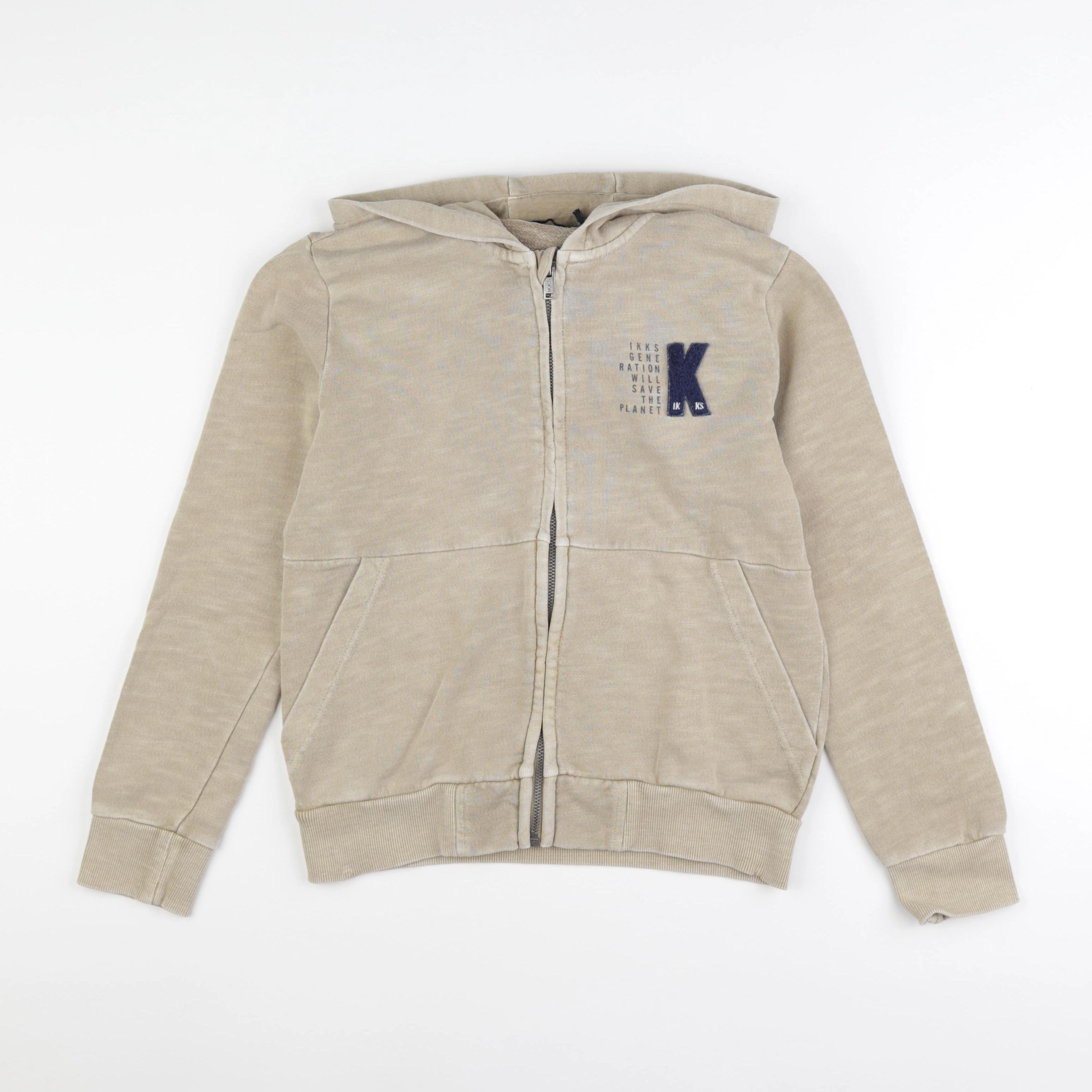 IKKS - sweat beige - 12 ans
