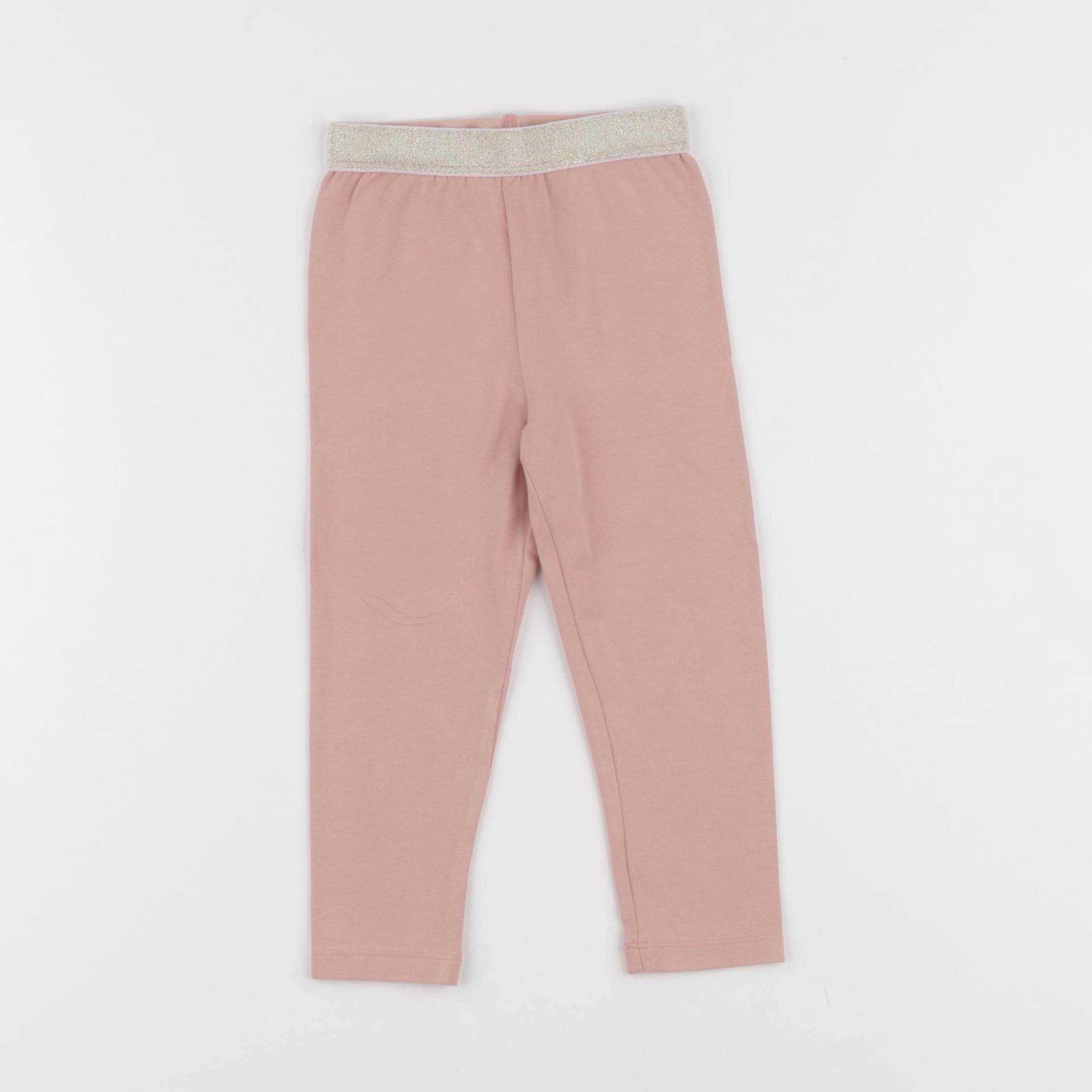 Vertbaudet - legging rose - 2 ans