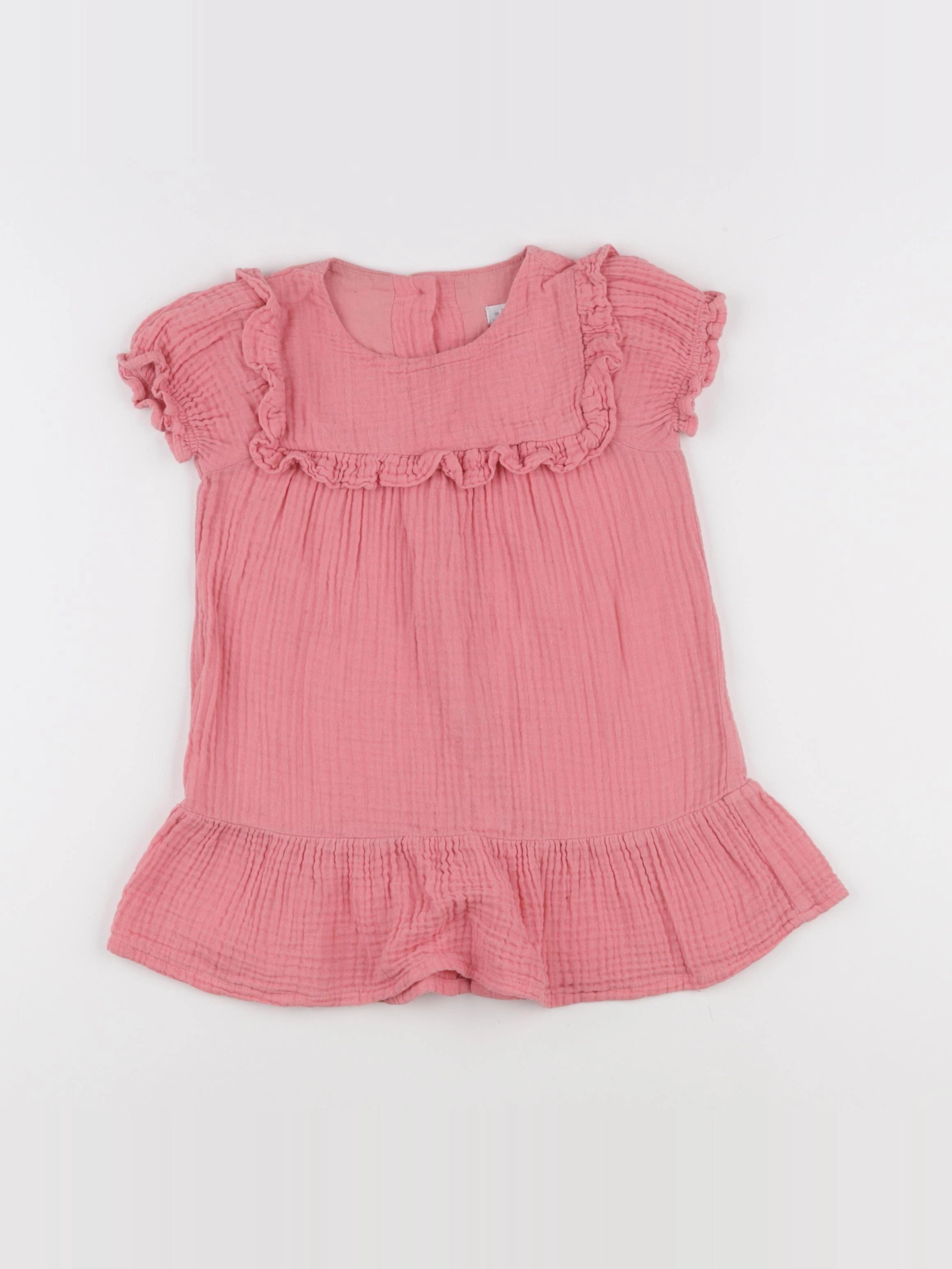 Vertbaudet - robe rose - 36 mois