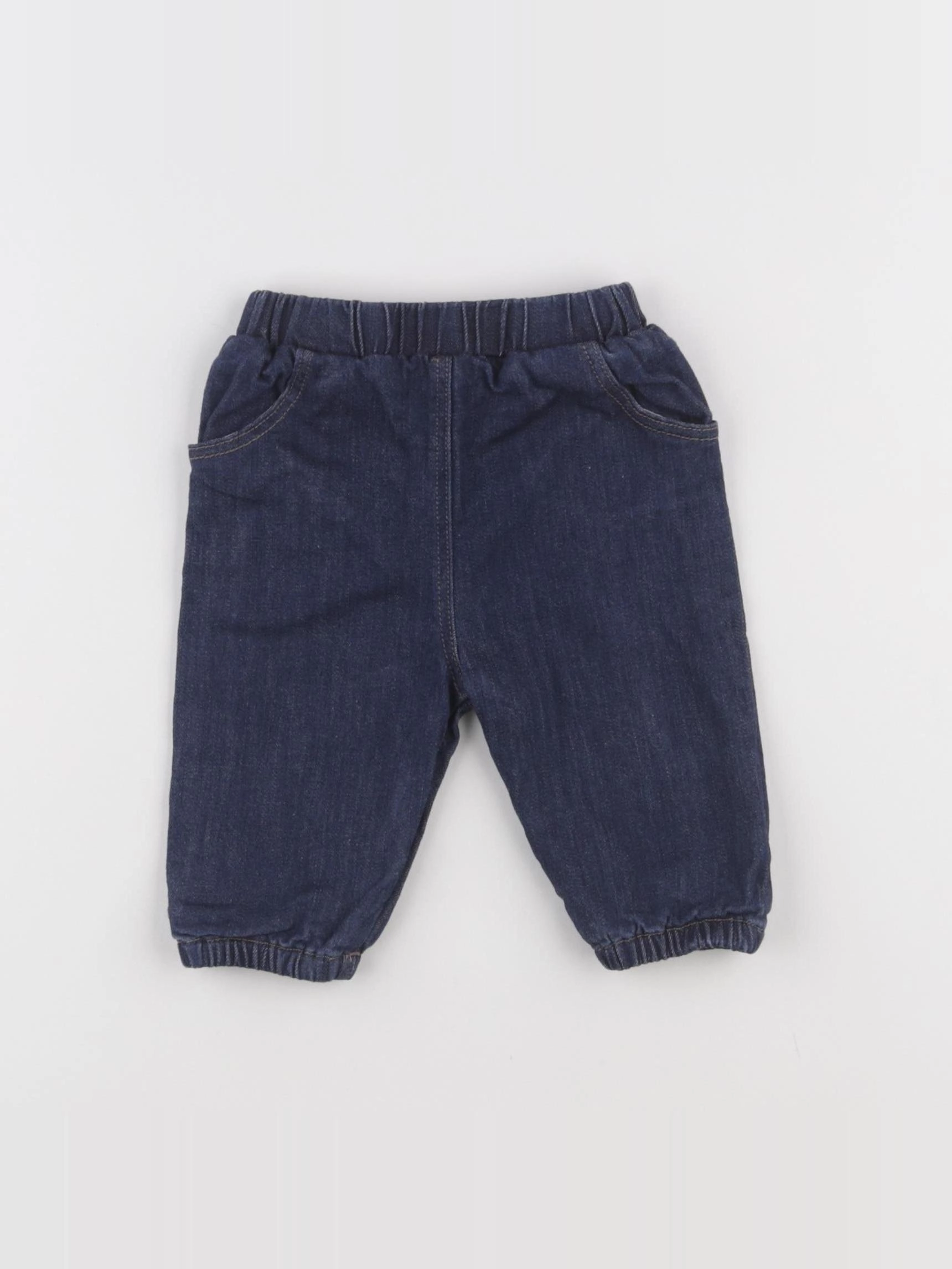 Boutchou - jean doublé bleu - 3 mois