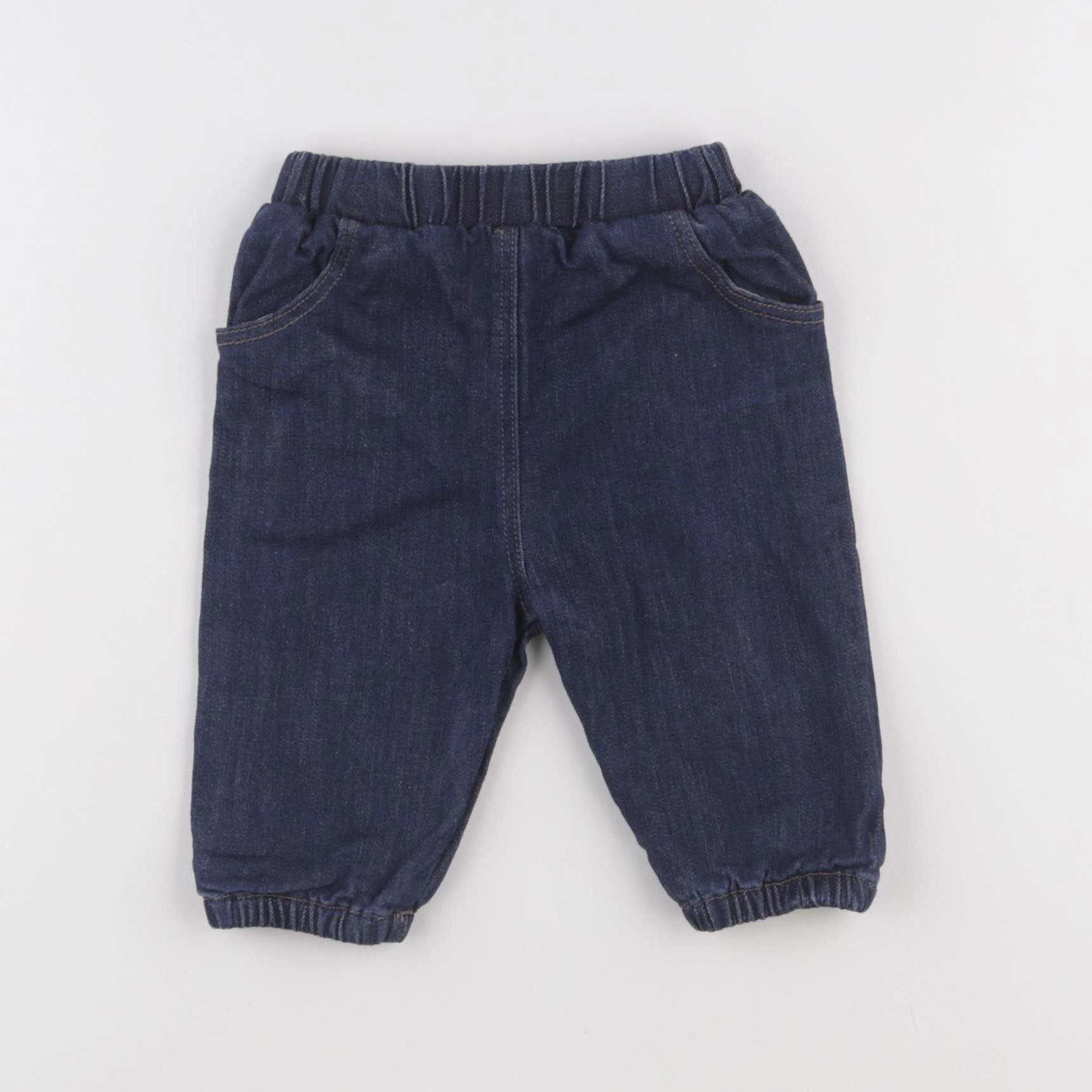 Boutchou - jean doublé bleu - 3 mois