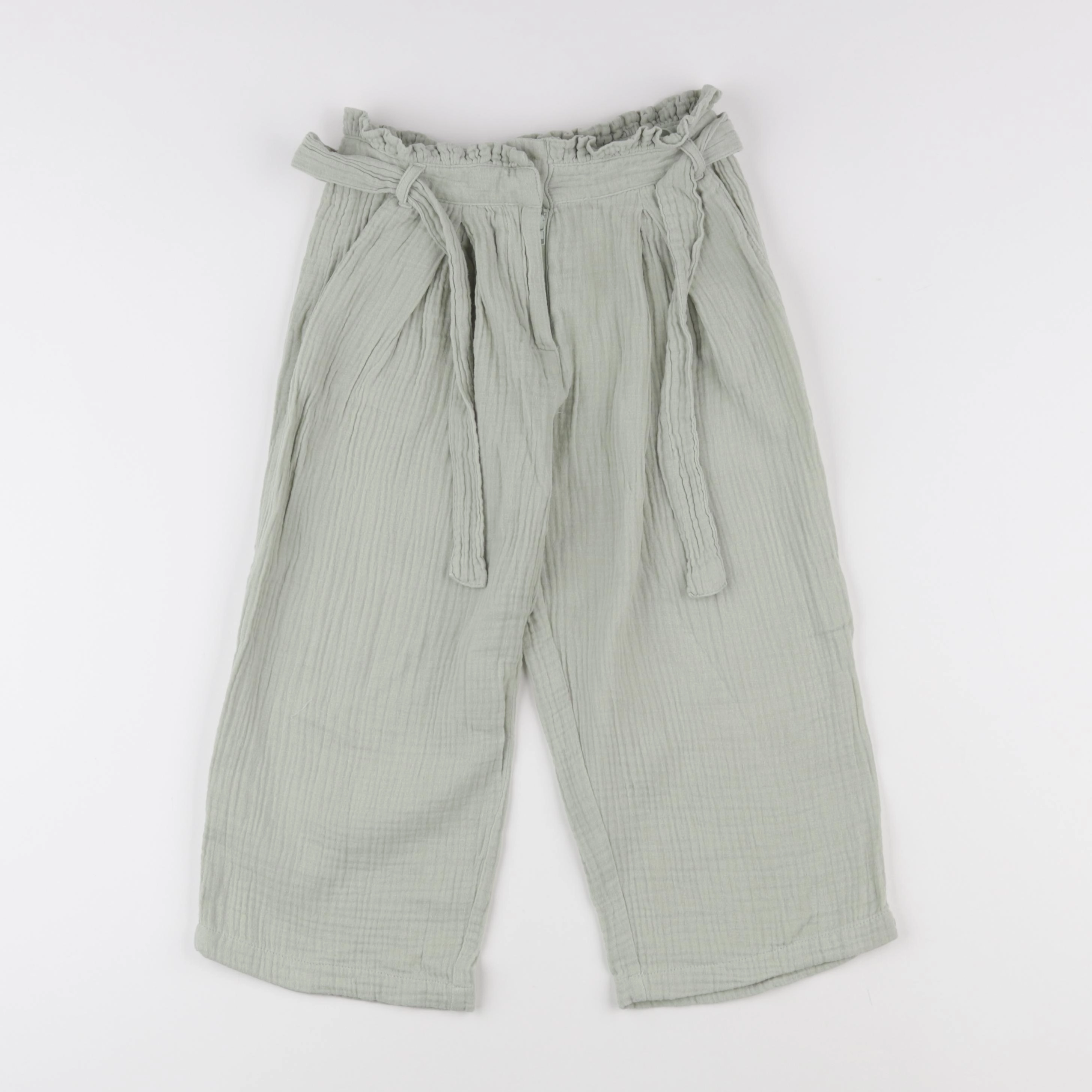 Vertbaudet - pantalon vert - 6 ans