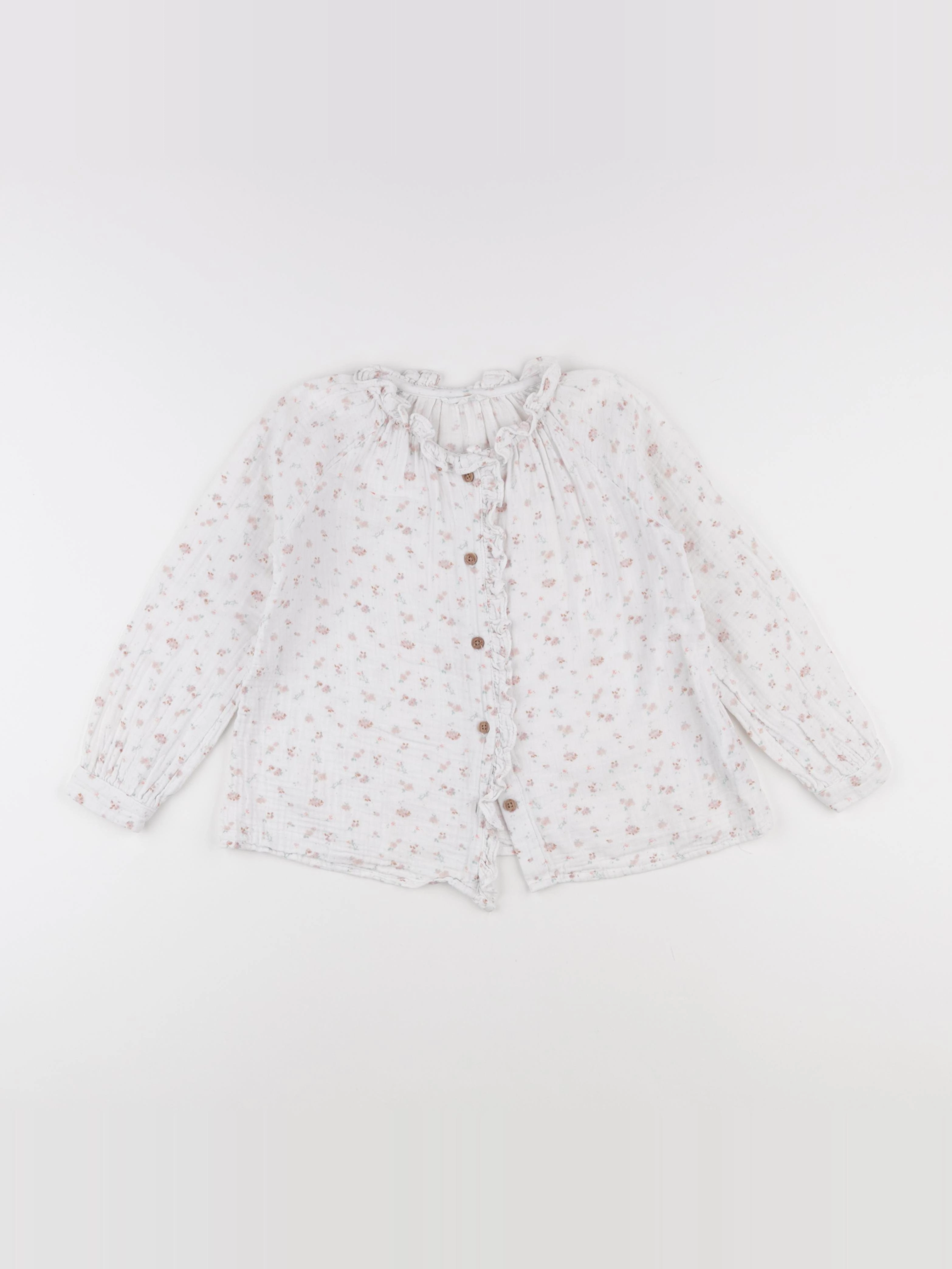 Vertbaudet - chemise blanc - 6 ans