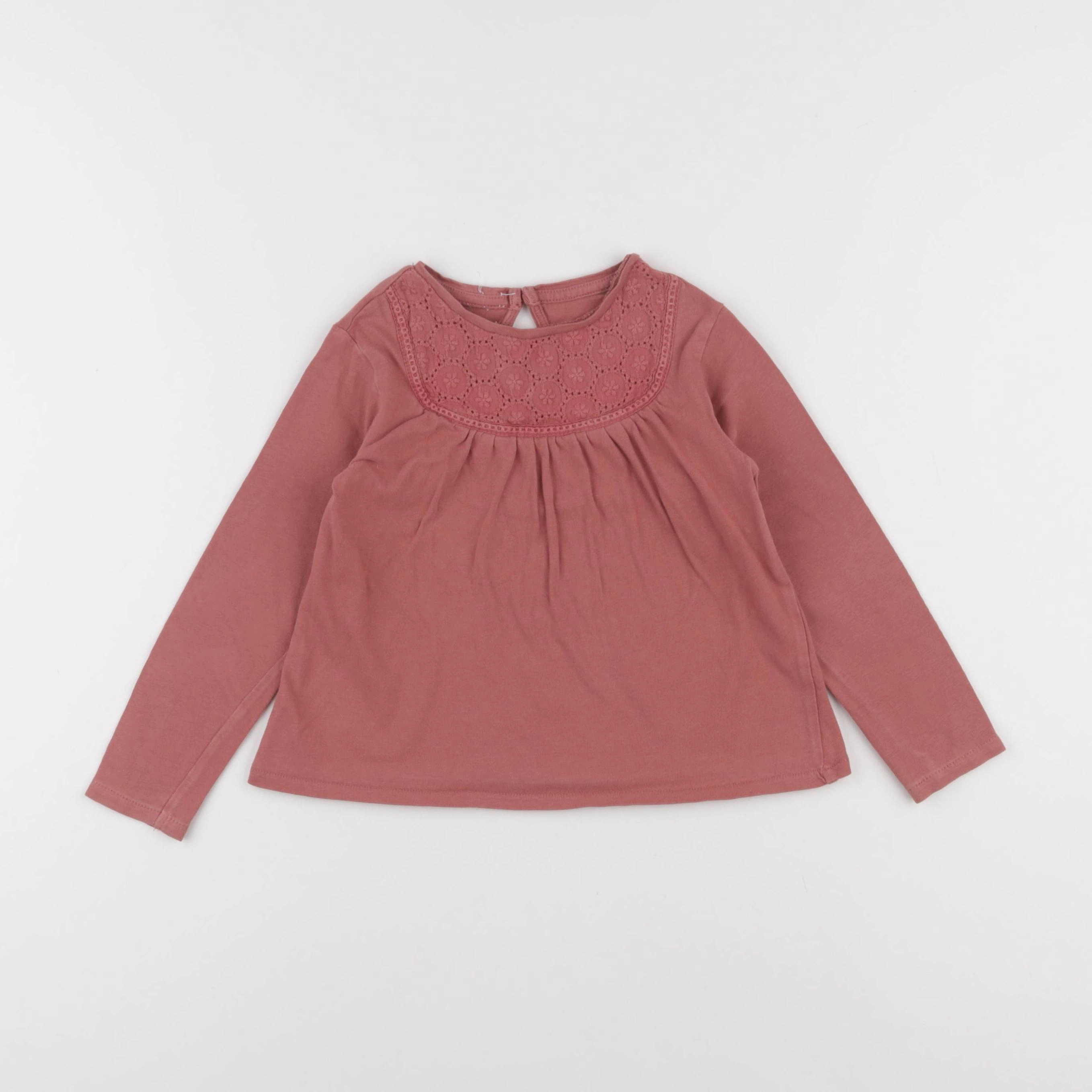 Vertbaudet - tee-shirt rose - 4 ans