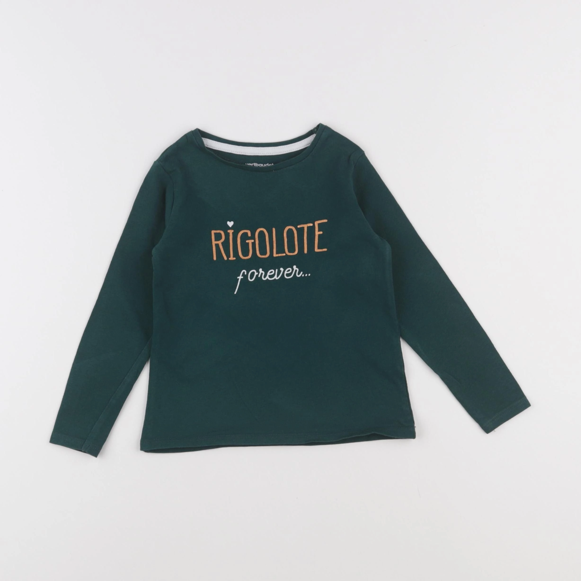 Vertbaudet - tee-shirt vert - 3 ans