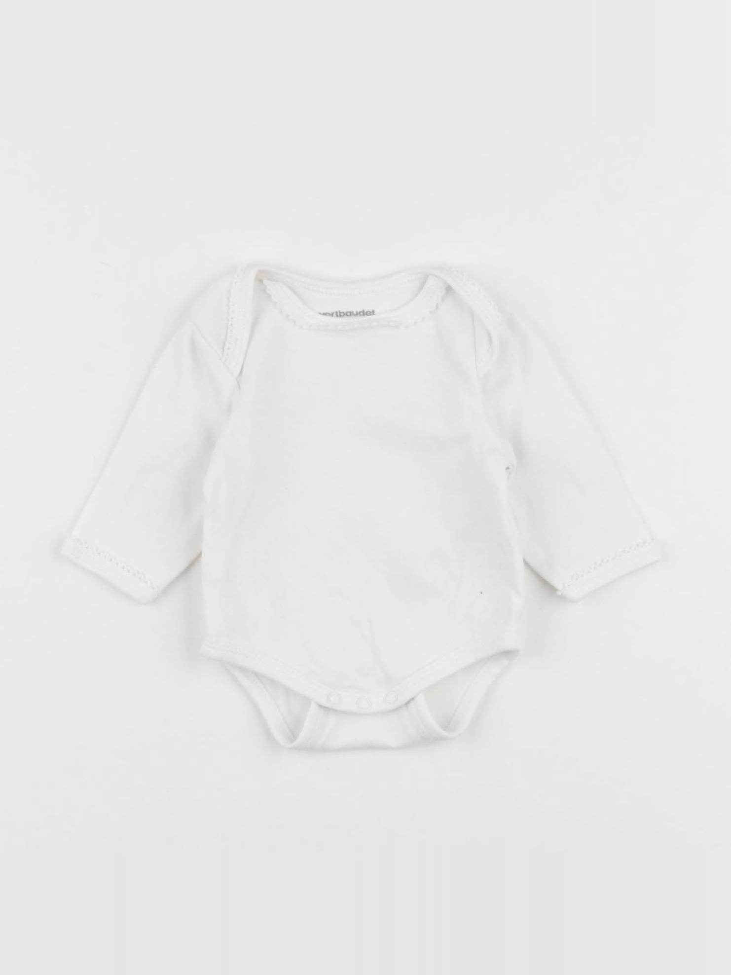 Vertbaudet - body blanc - 1 mois