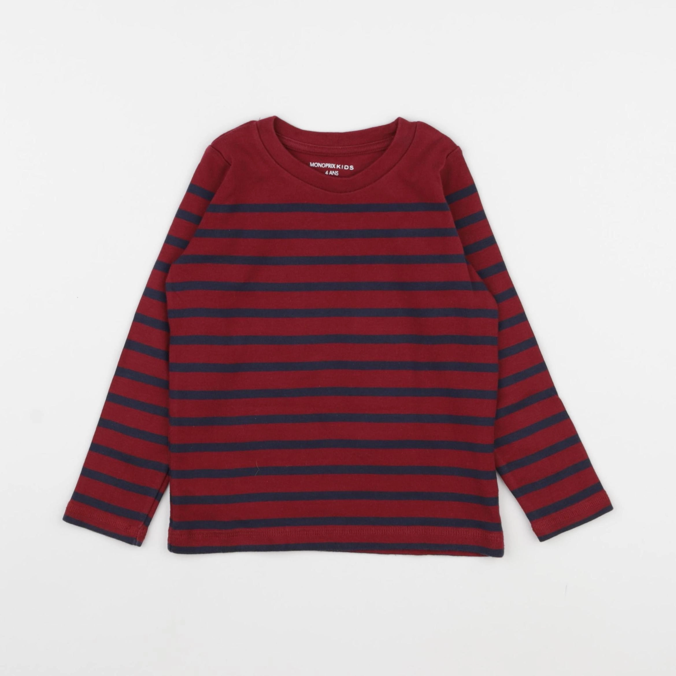 Monoprix - tee-shirt rouge - 4 ans