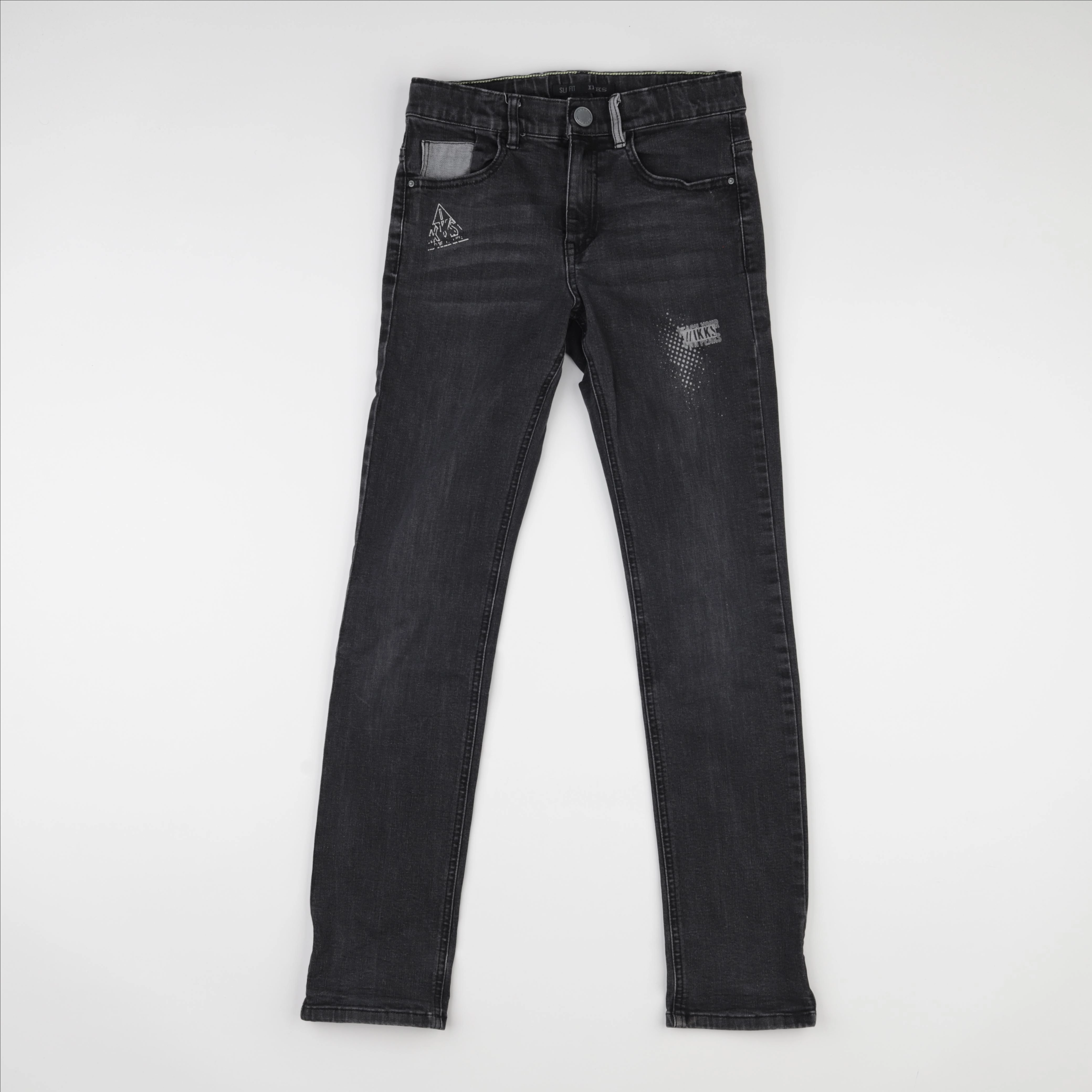 IKKS - jean gris - 12 ans