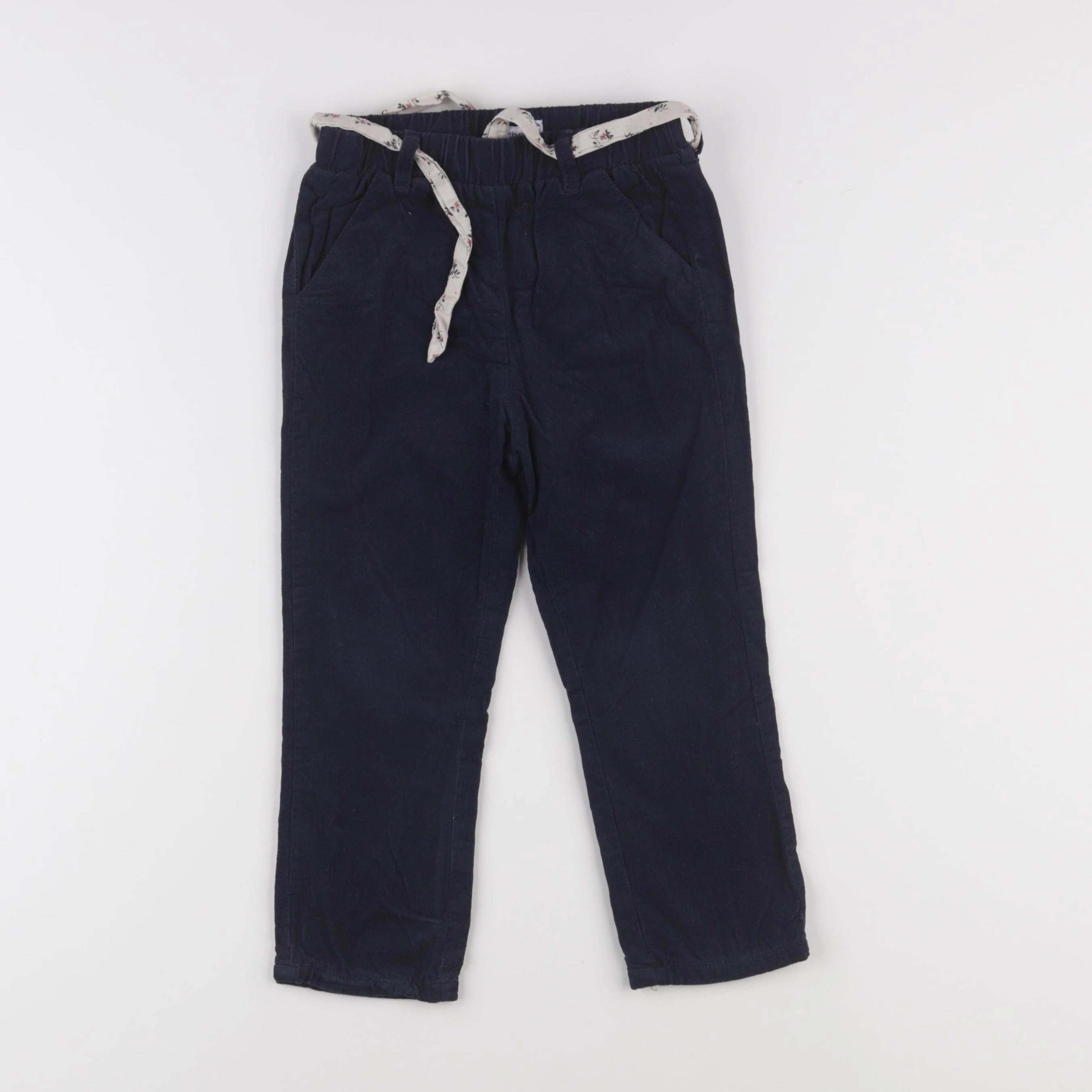 Vertbaudet - pantalon bleu - 36 mois