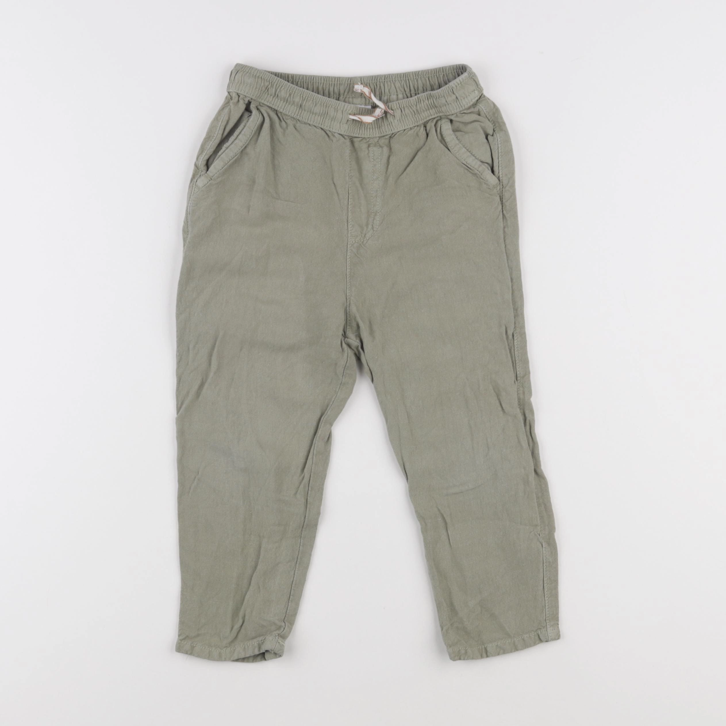 Zara - pantalon vert - 3/4 ans