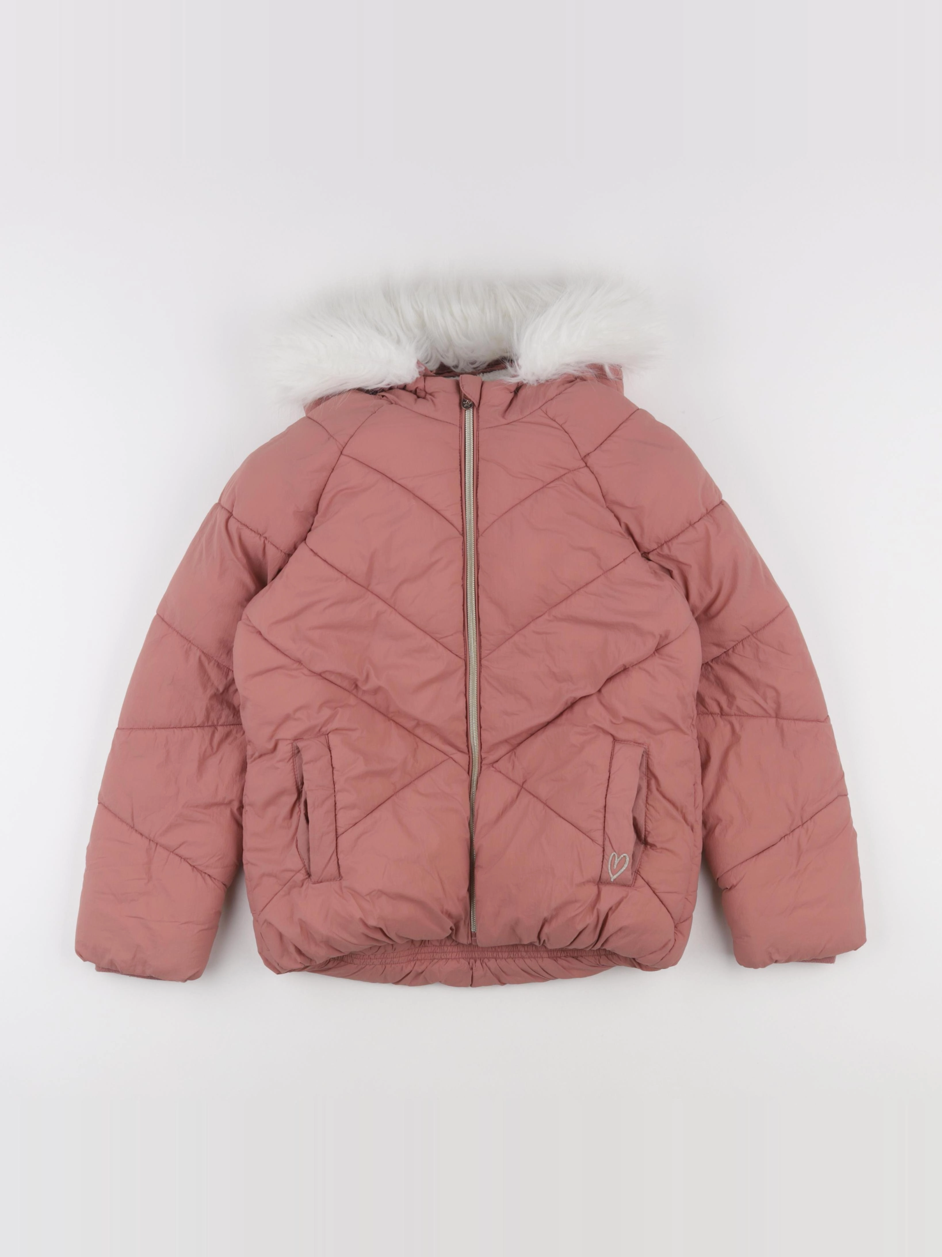Vertbaudet - doudoune rose - 10 ans