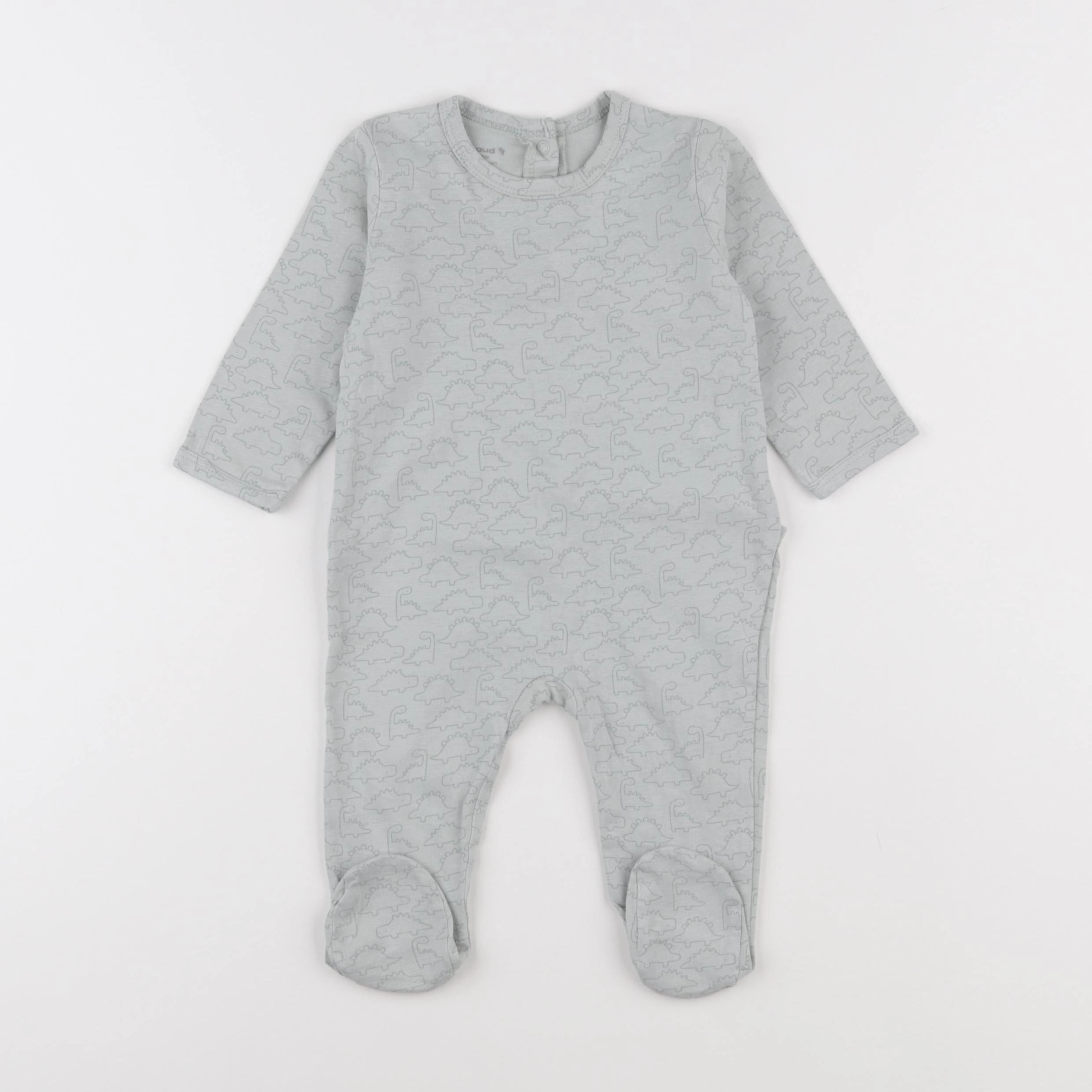 Vertbaudet - pyjama coton bleu - 6 mois