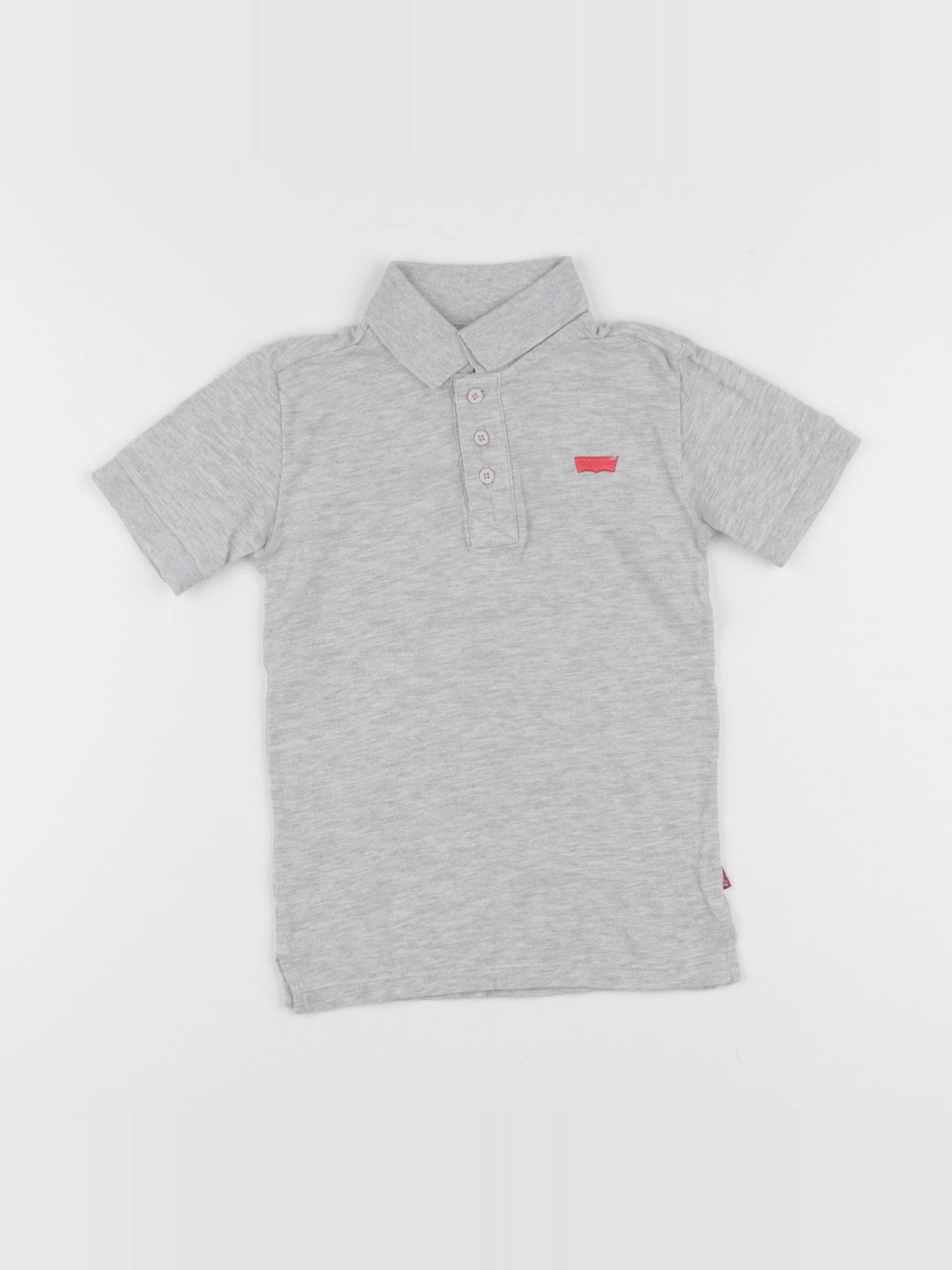 Levi's - polo imprimé au dos gris - 4 ans