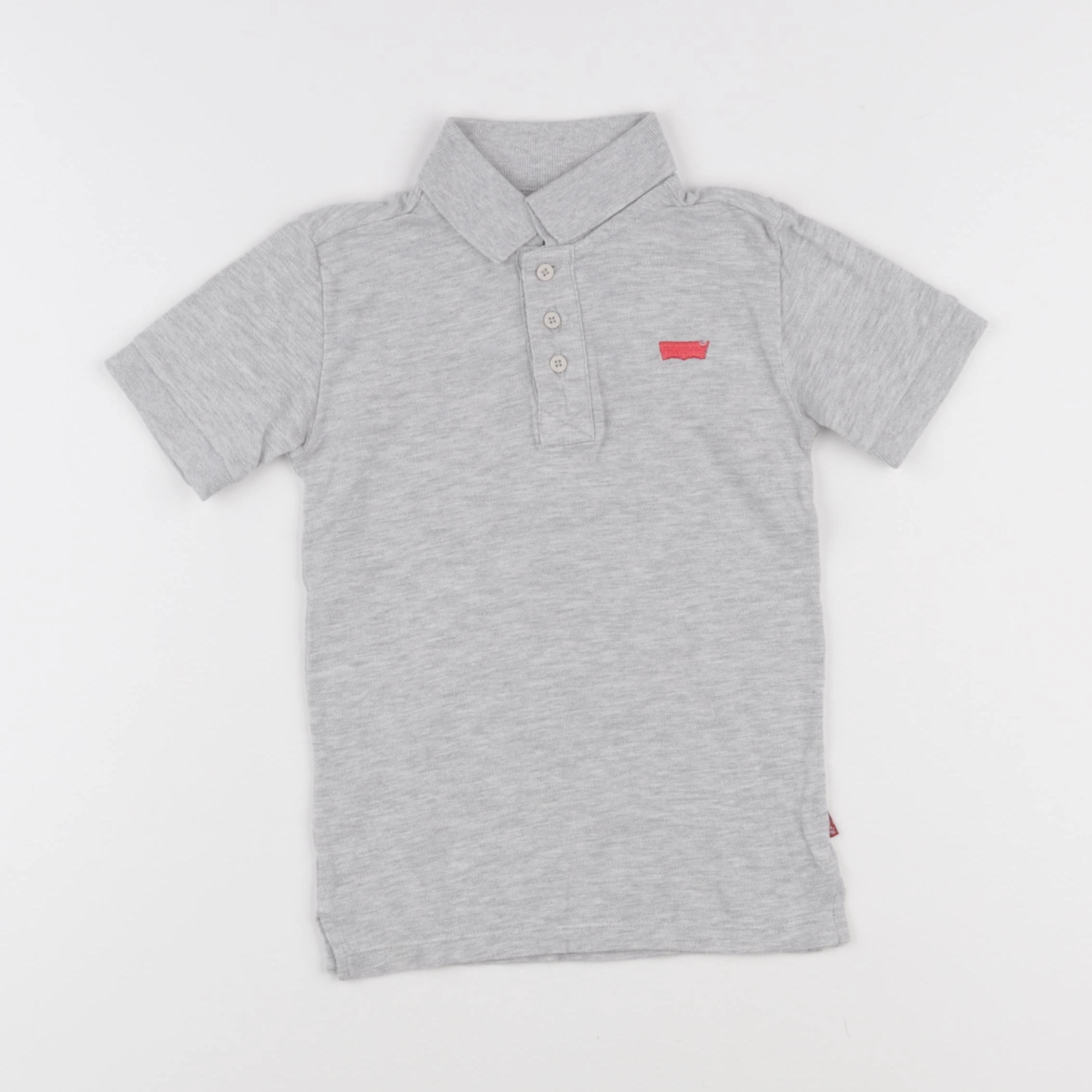 Levi's - polo imprimé au dos gris - 4 ans