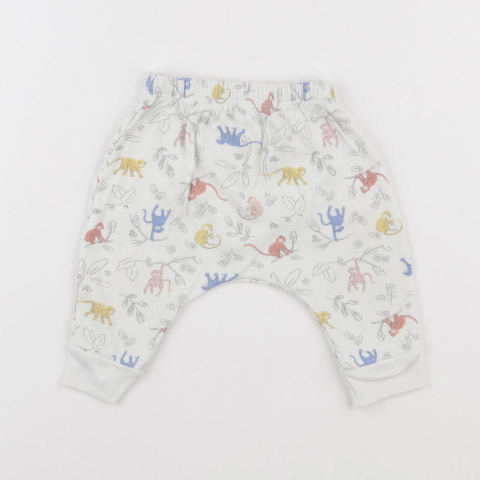 Petit Bateau - sarouel multicolore - 3 mois