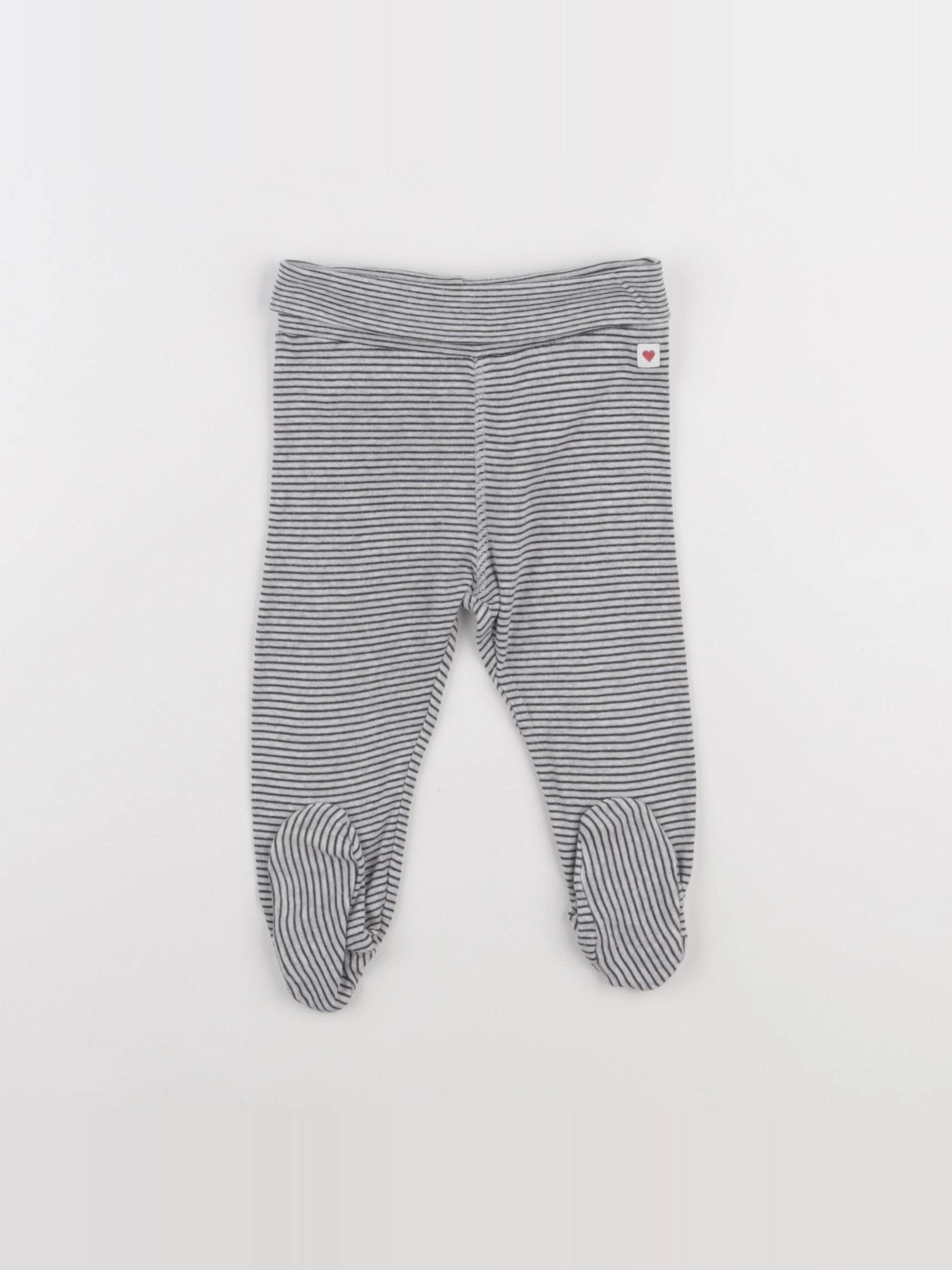 H&M - jegging bleu - 6/9 mois