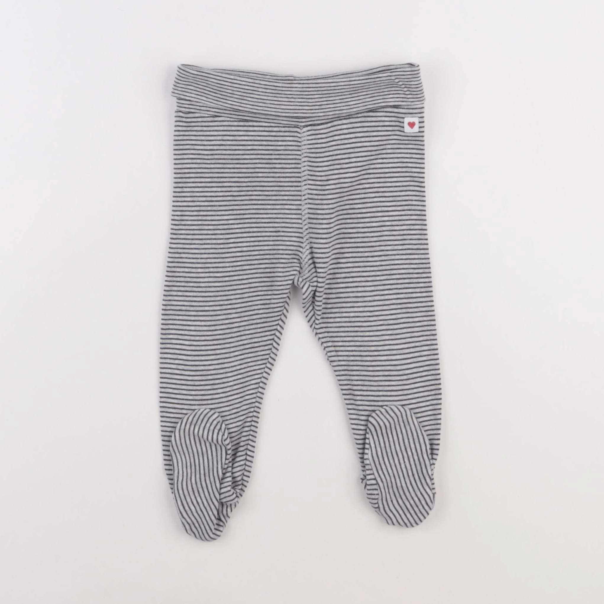 H&M - jegging bleu - 6/9 mois
