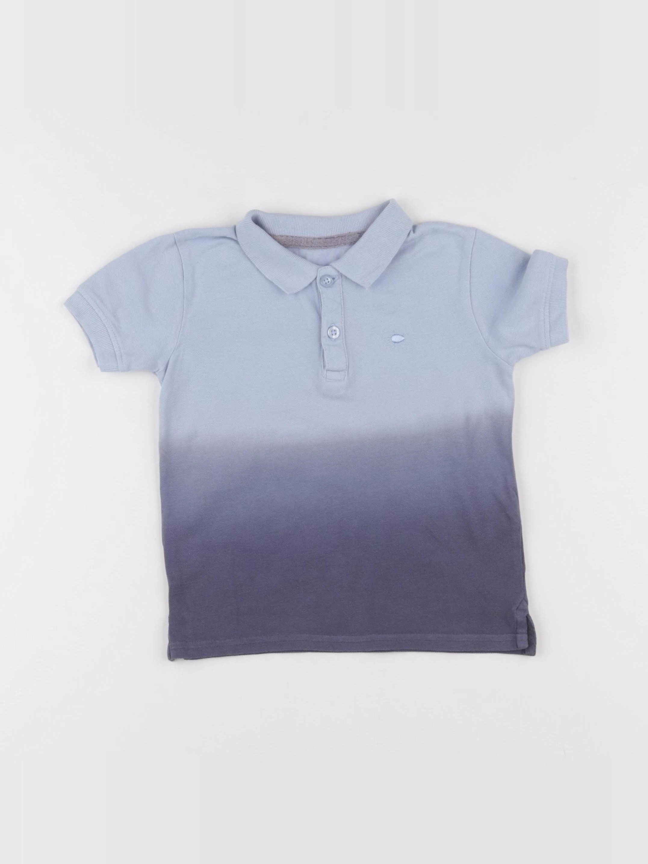 Vertbaudet - polo bleu - 3 ans