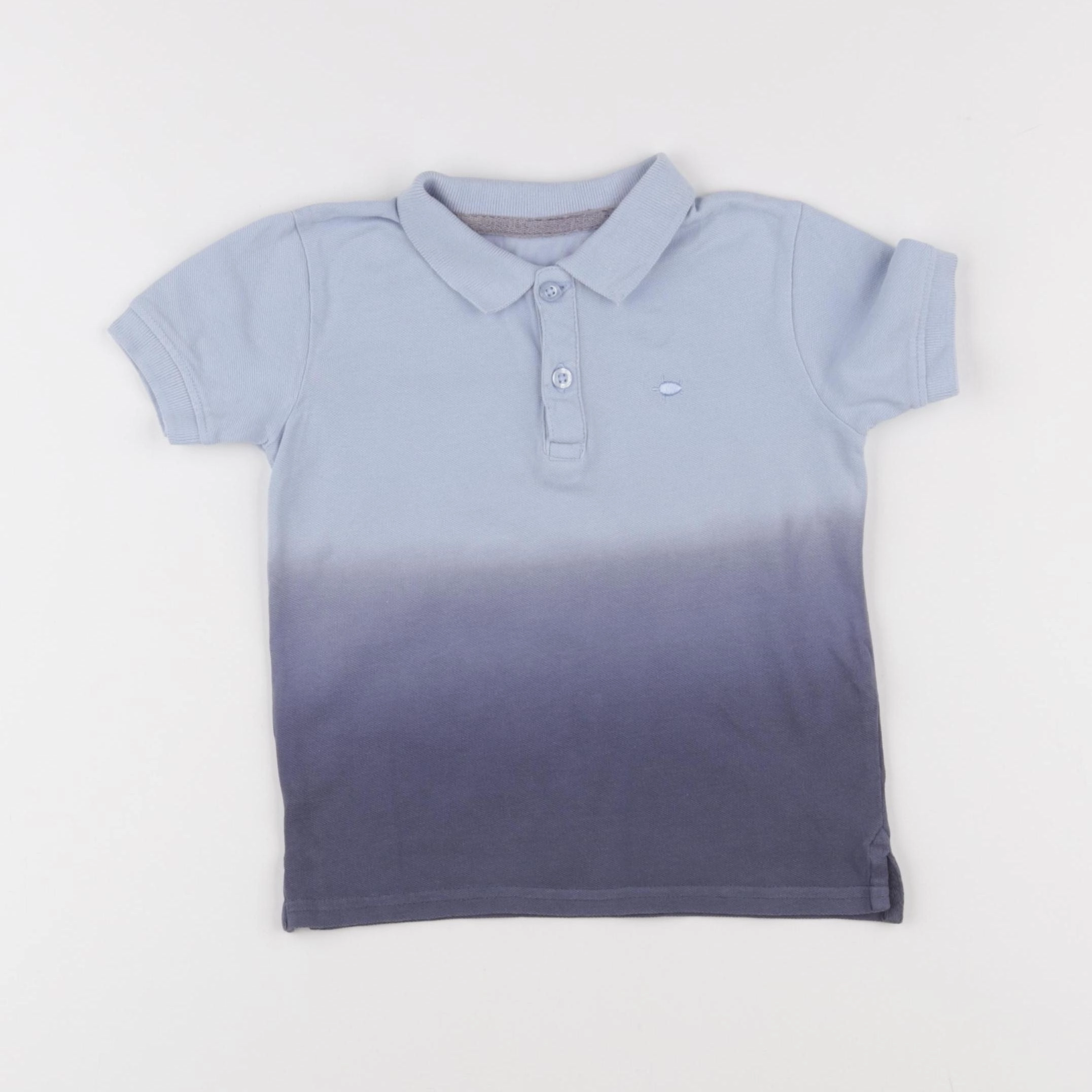 Vertbaudet - polo bleu - 3 ans