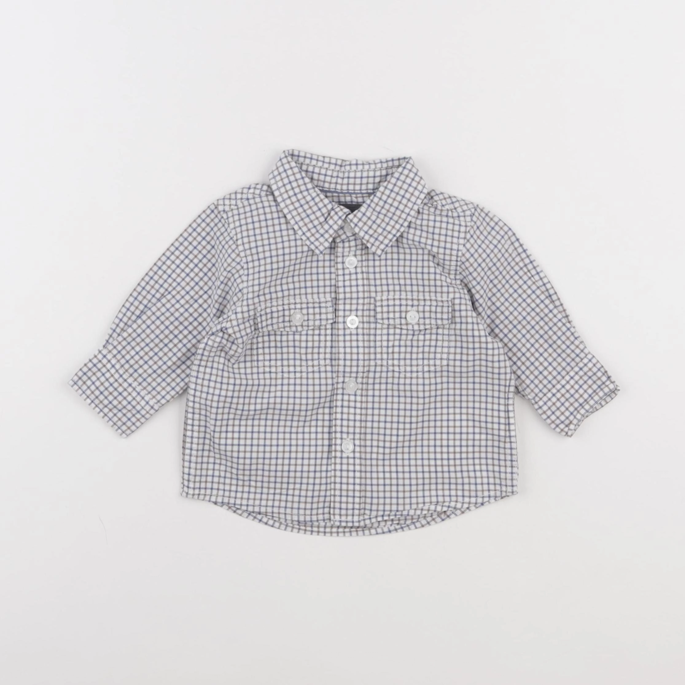 H&M - chemise multicolore - 1/3 mois